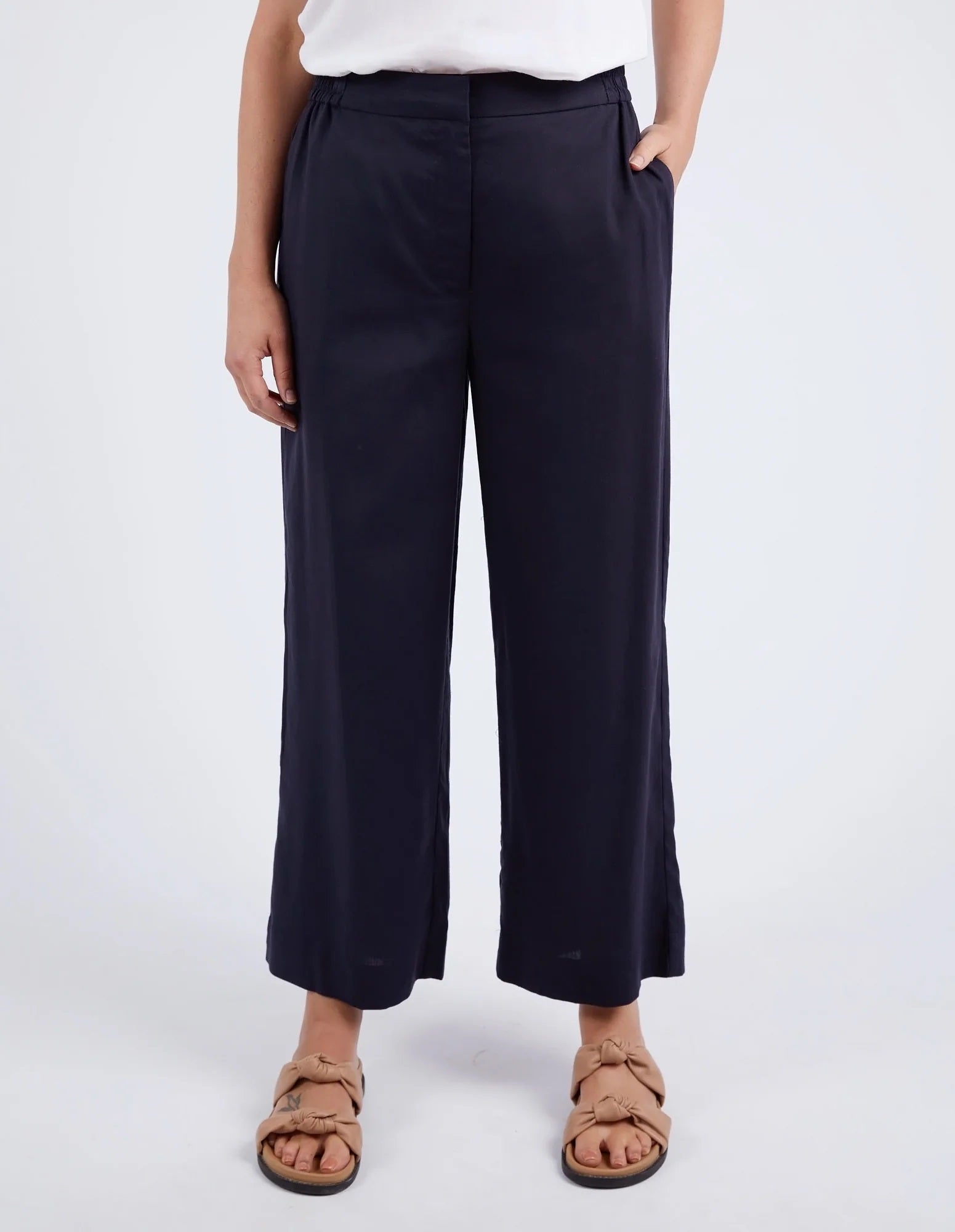 Elm Rosalie Pant [COLOUR:Navy SIZE:10]