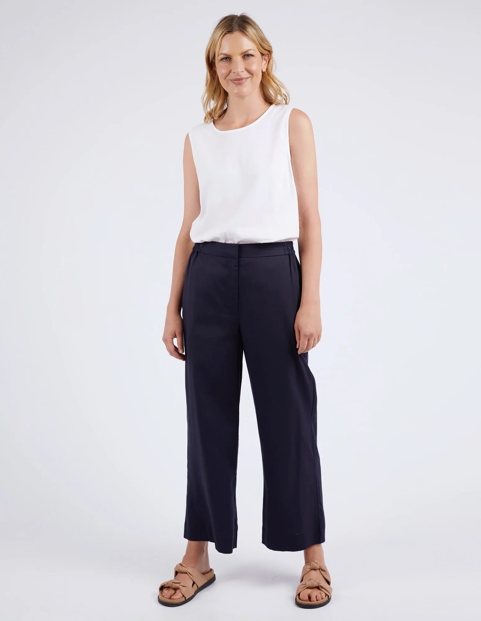 Elm Rosalie Pant [COLOUR:Navy SIZE:10]