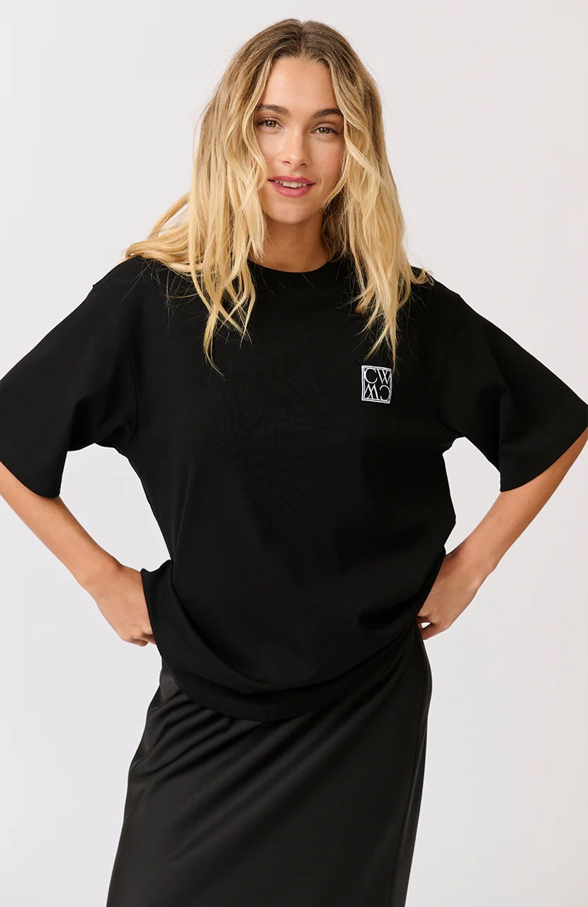 Cartel & Willow Sadie Tee [COLOUR:Black SIZE:XS]