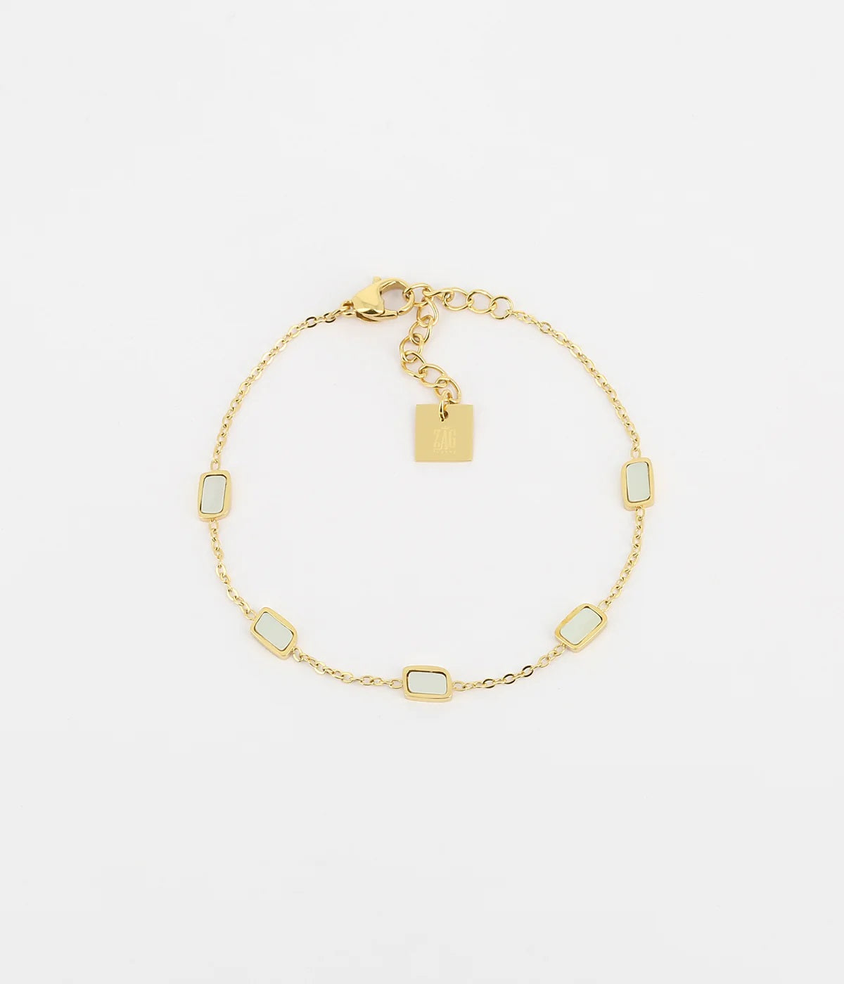 Zag Bijoux Orlane Bracelet [COLOUR:Gold/Selenite]