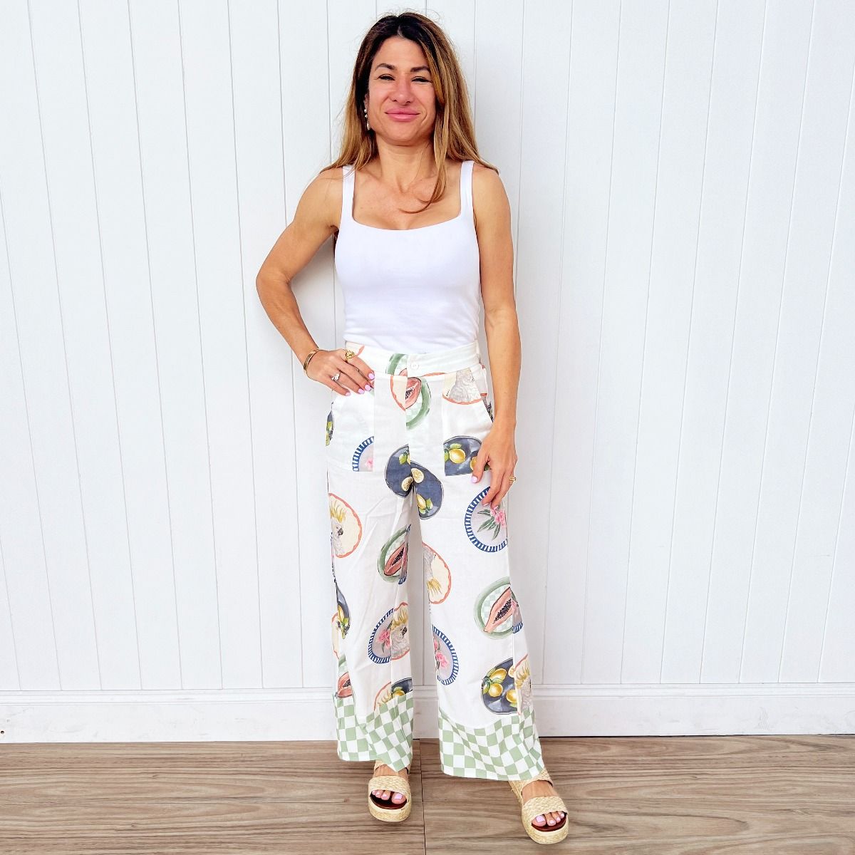 Palm Cove Winton Australian Way Long Pants [COLOUR:Multi SIZE:S]