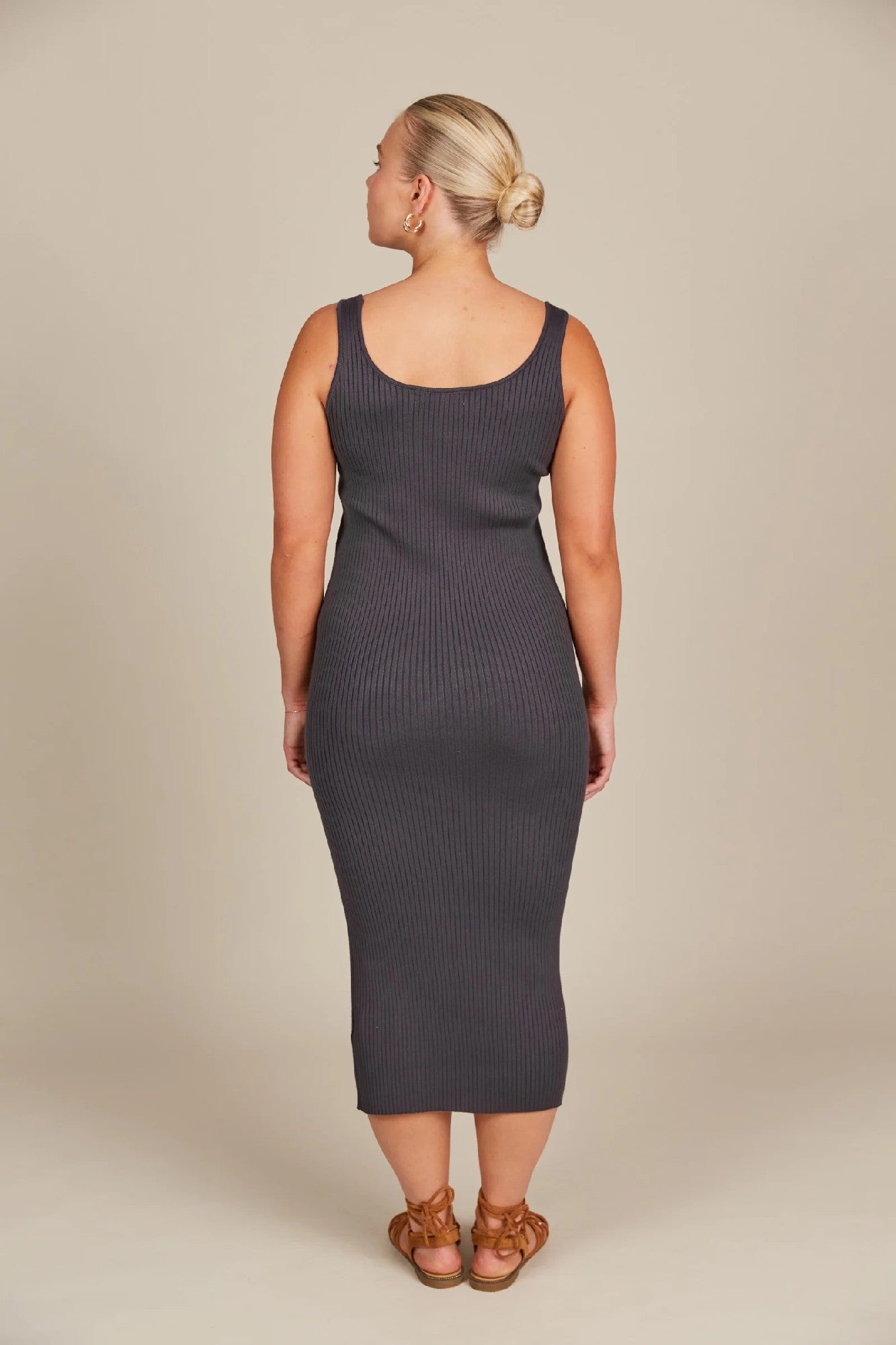 Isle Of Mine Adele Tank Dress [COLOUR:Graphite SIZE:XS]