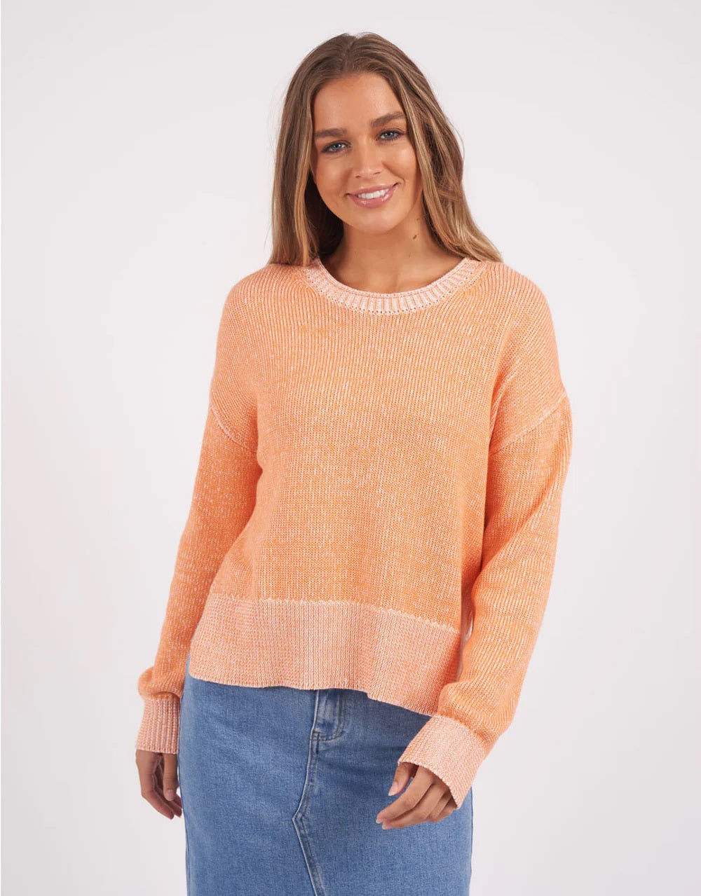 Foxwood Wrenley Knit | Orange Women's Knit Sweater | Little Extras Lifestyle | Forbes Women's Clothing Boutique