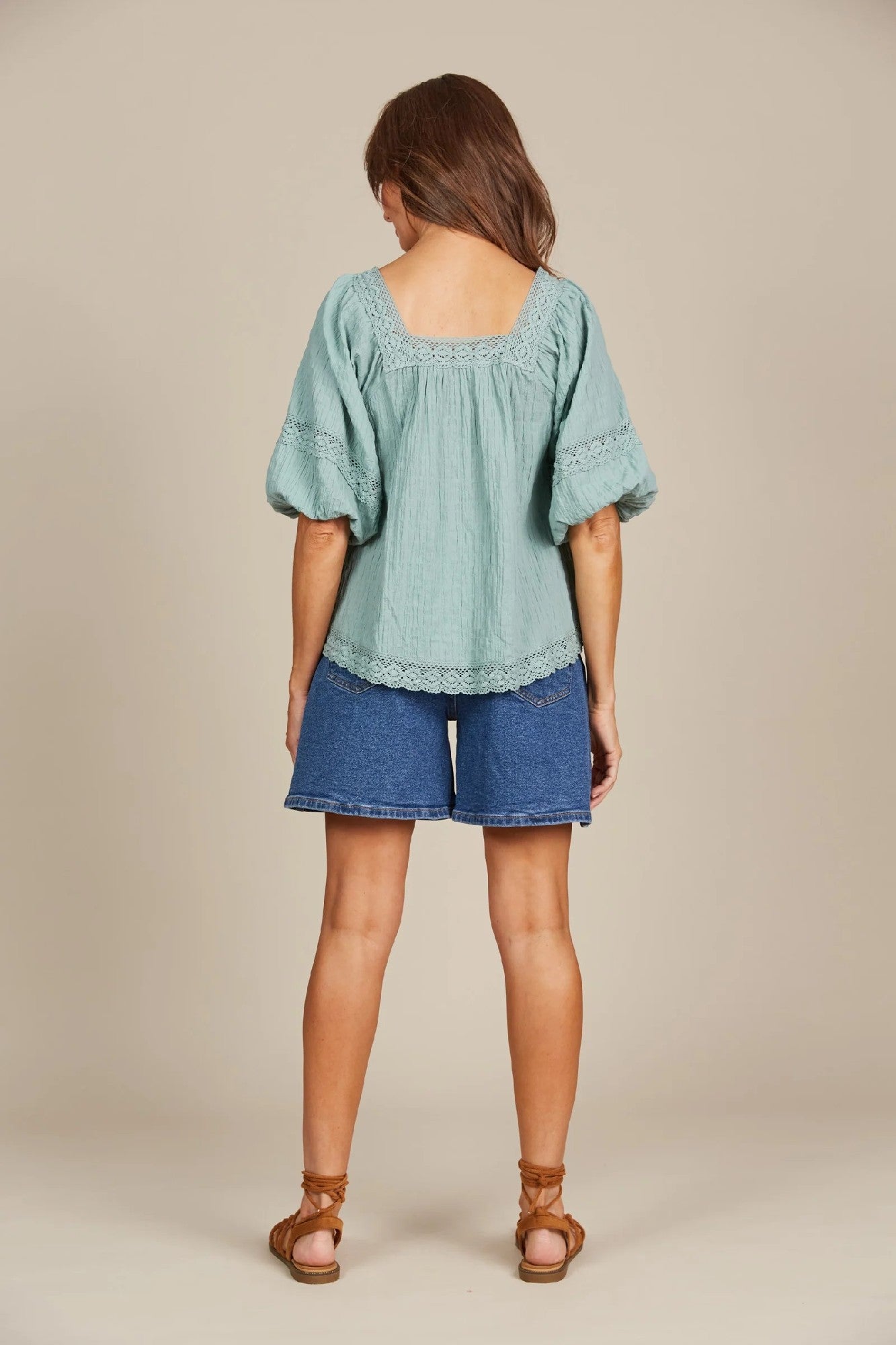 Isle Of Mine Fleur Top [COLOUR:Seafoam SIZE:XS]