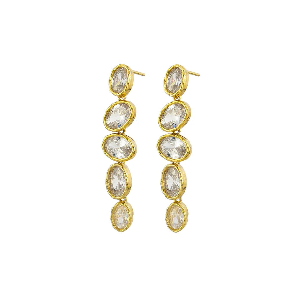 Jolie & Deen Kristen Earrings [COLOUR:Yellow Gold]