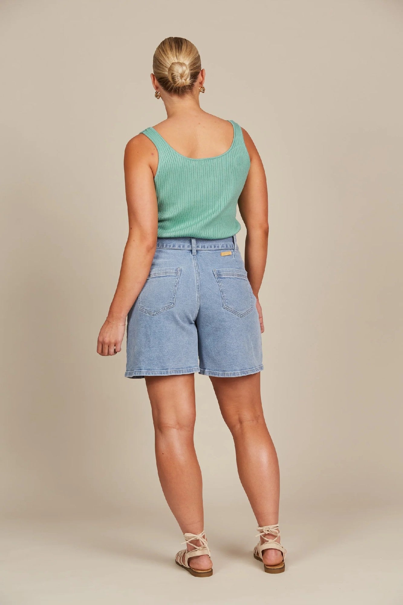 Isle Of Mine Margot Denim Short [COLOUR:Stellar SIZE:XS]