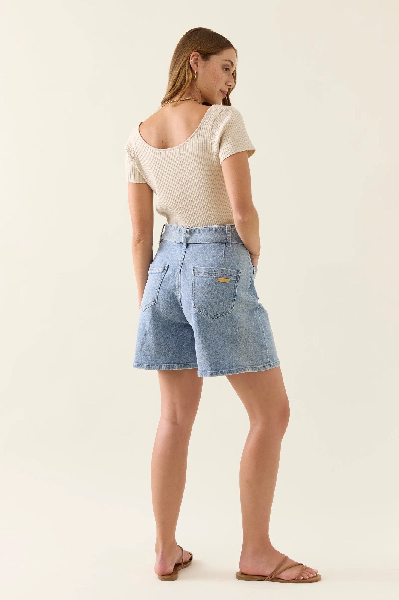 Isle Of Mine Margot Denim Short [COLOUR:Stellar SIZE:S]