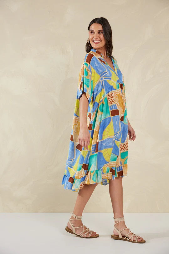 Haven Palermo Relaxed Dress [COLOUR:Solare SIZE:One size]