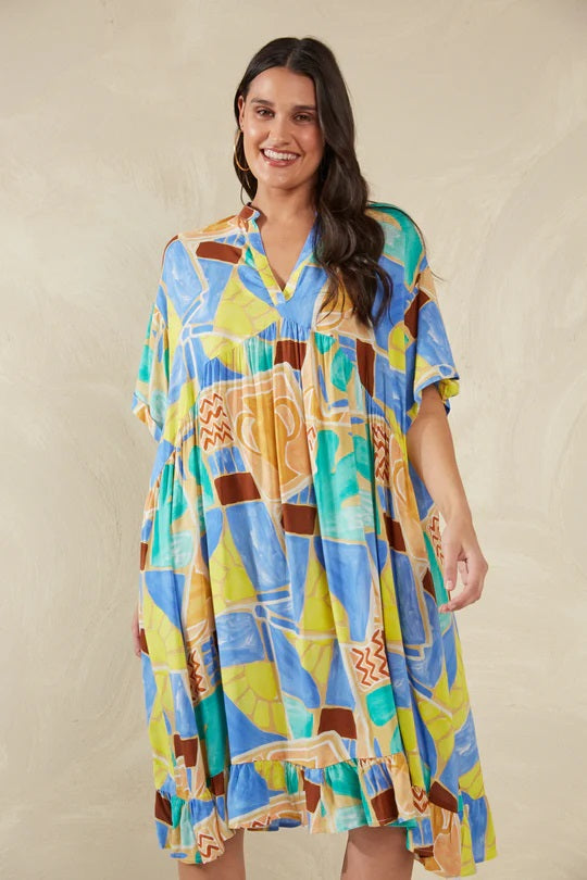 Haven Palermo Relaxed Dress [COLOUR:Solare SIZE:One size]