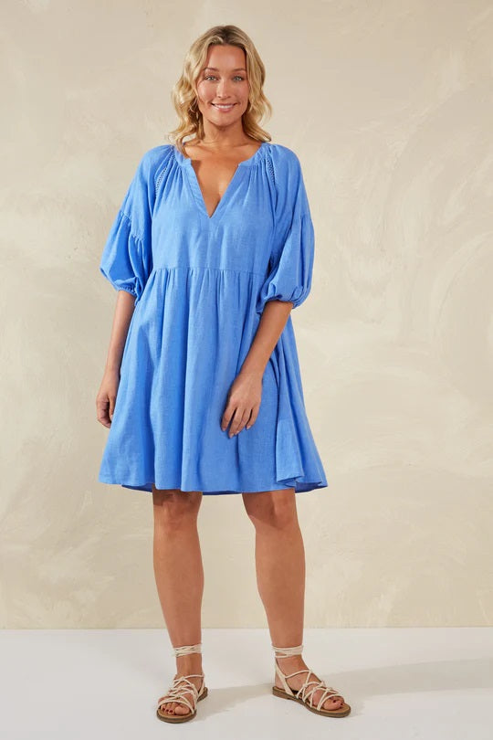 Haven Florence Dress [COLOUR:Coast SIZE:Xs/s]