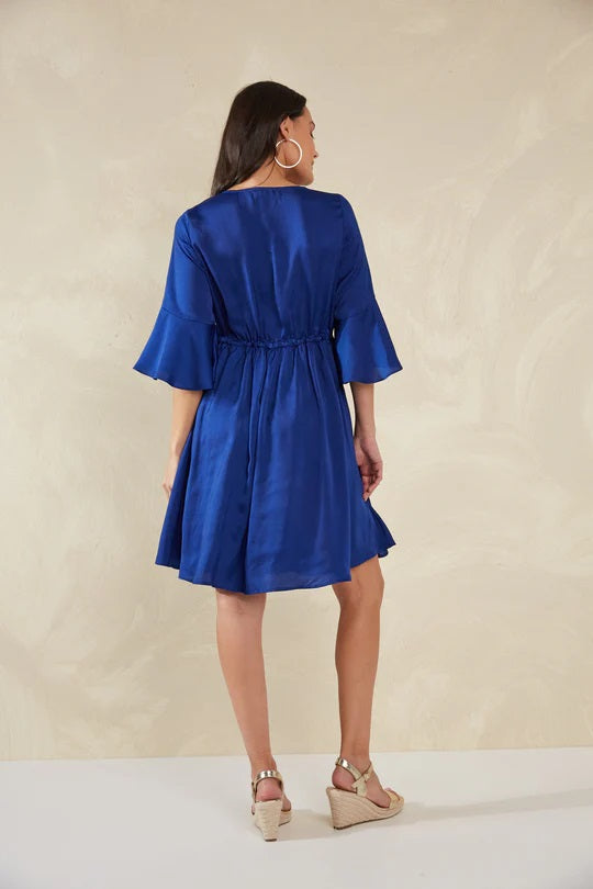 Haven Portofino Tie Dress [COLOUR:Lago  SIZE:Xs/s]