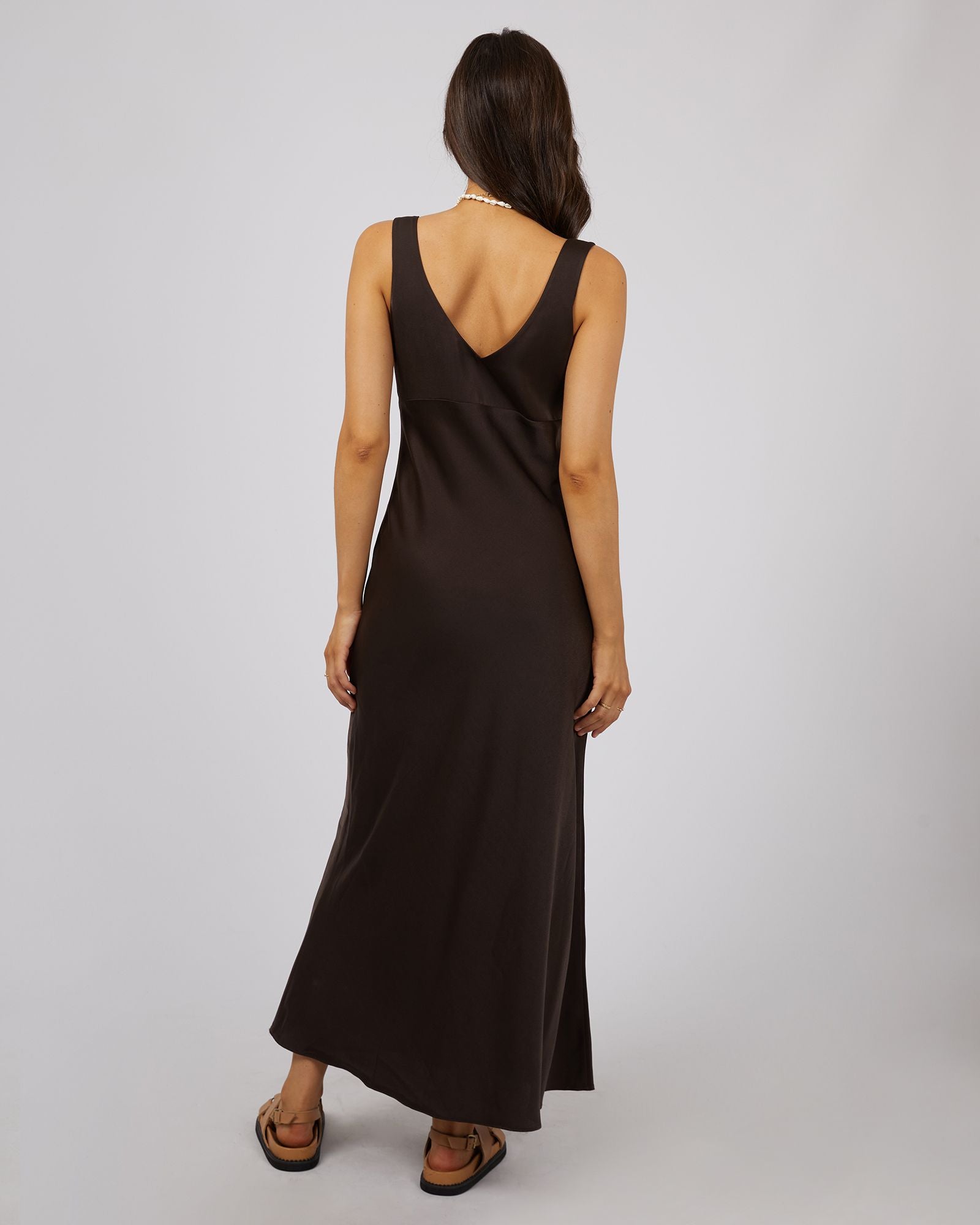 All About Eve Aire Maxi Dress [COLOUR:Brown SIZE:6]