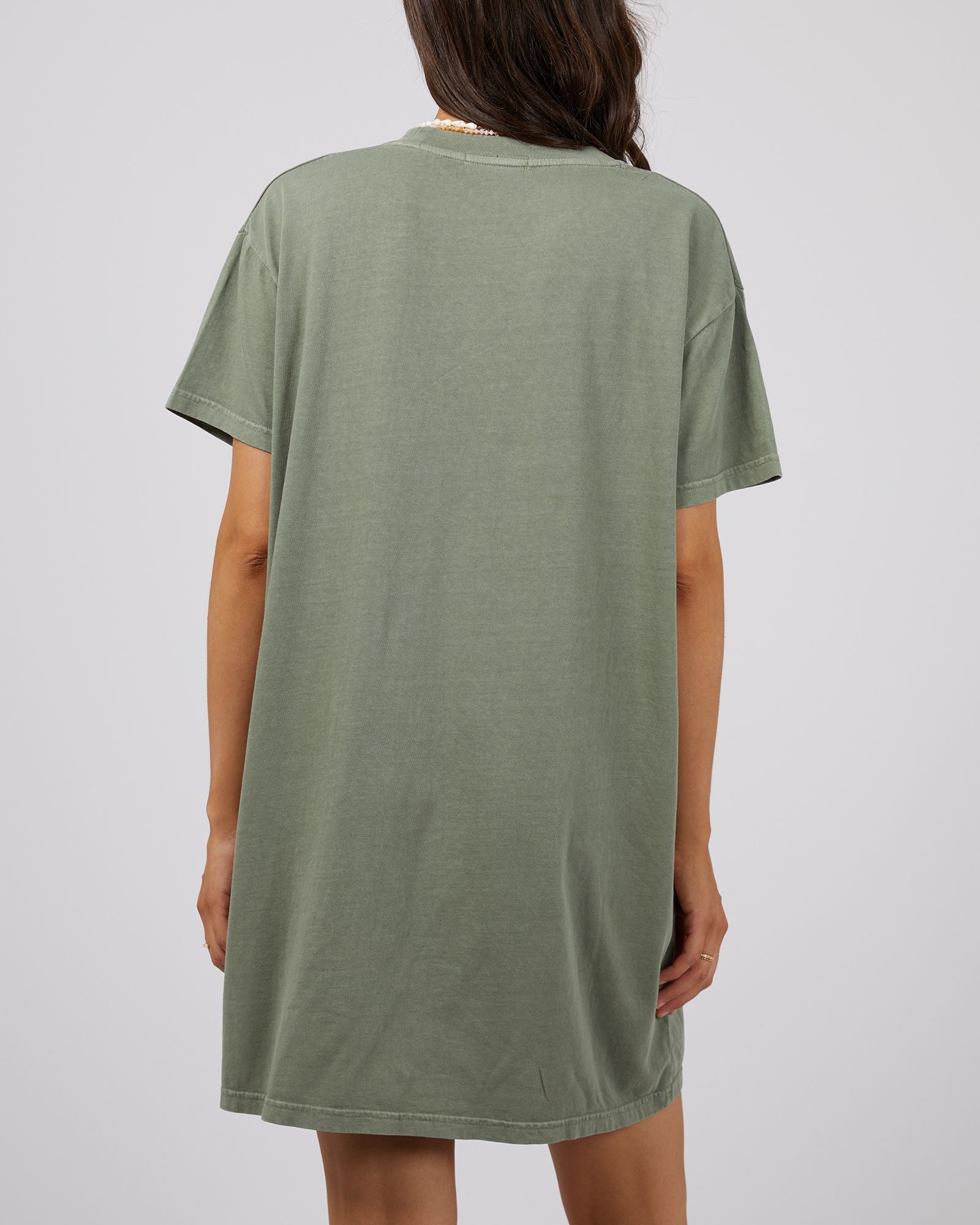 All About Eve Classic Tee Dress [COLOUR:Khaki SIZE:6]