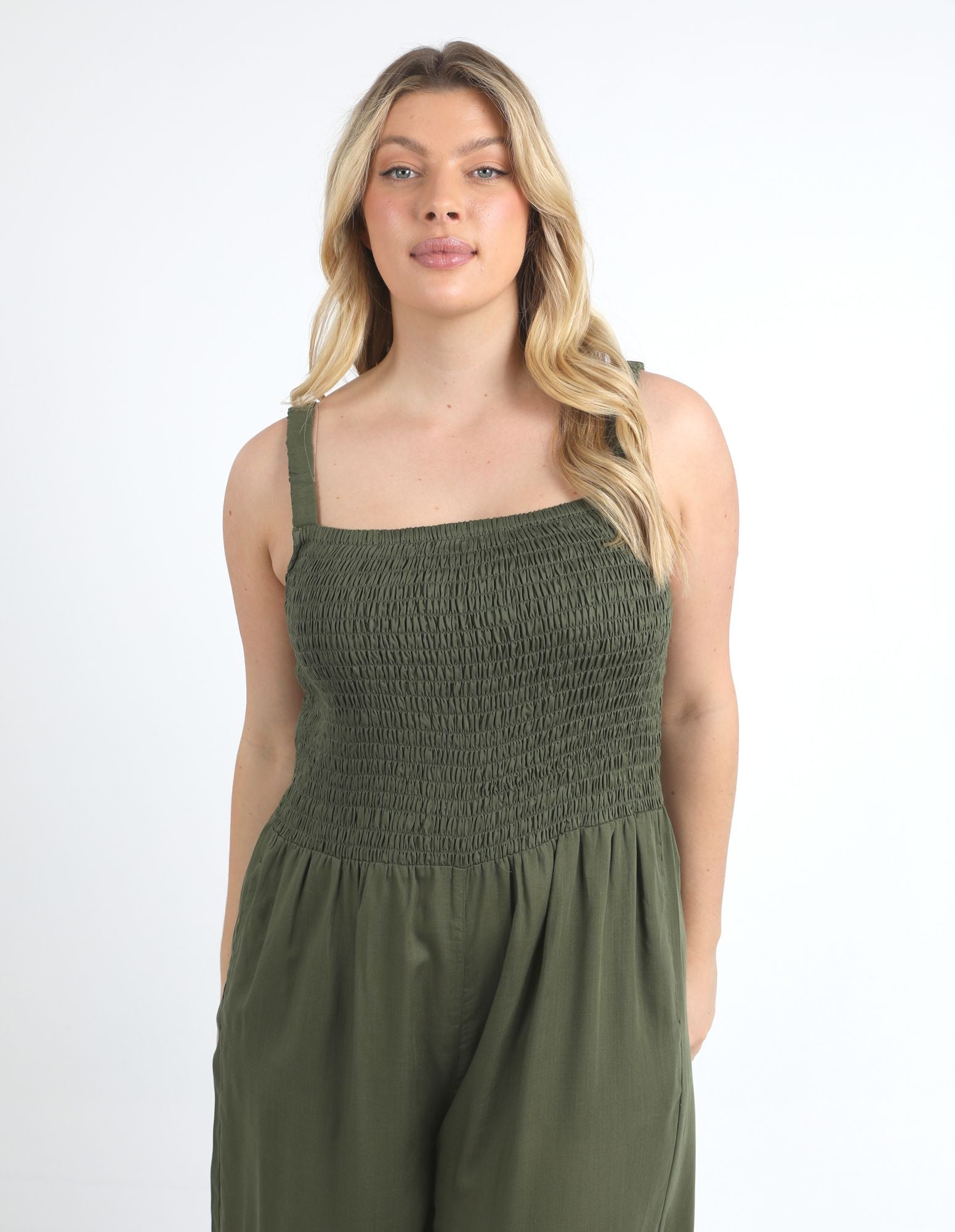 Elm Dusk Jumpsuit [COLOUR:Clover   SIZE:8]