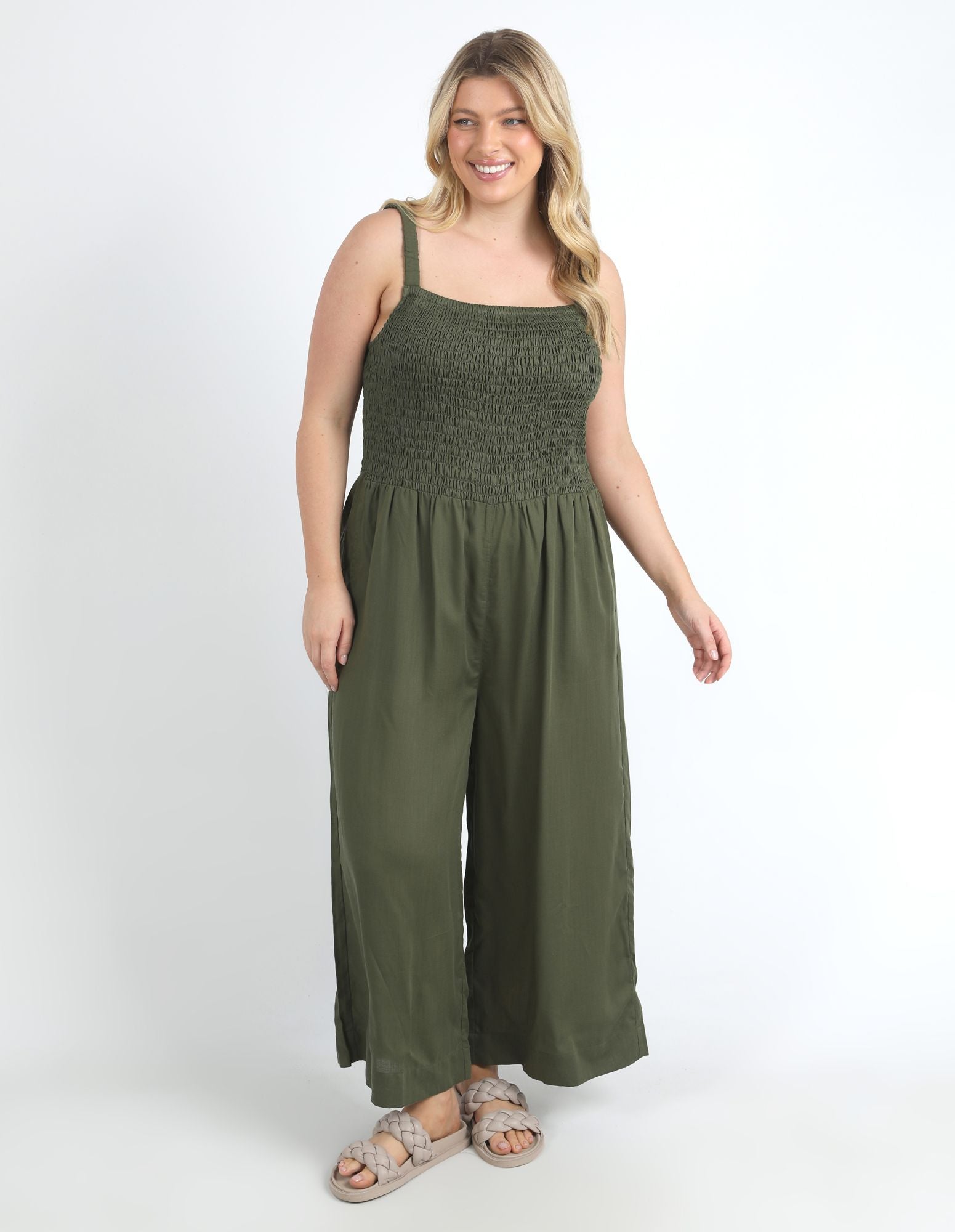 Elm Dusk Jumpsuit [COLOUR:Clover   SIZE:8]