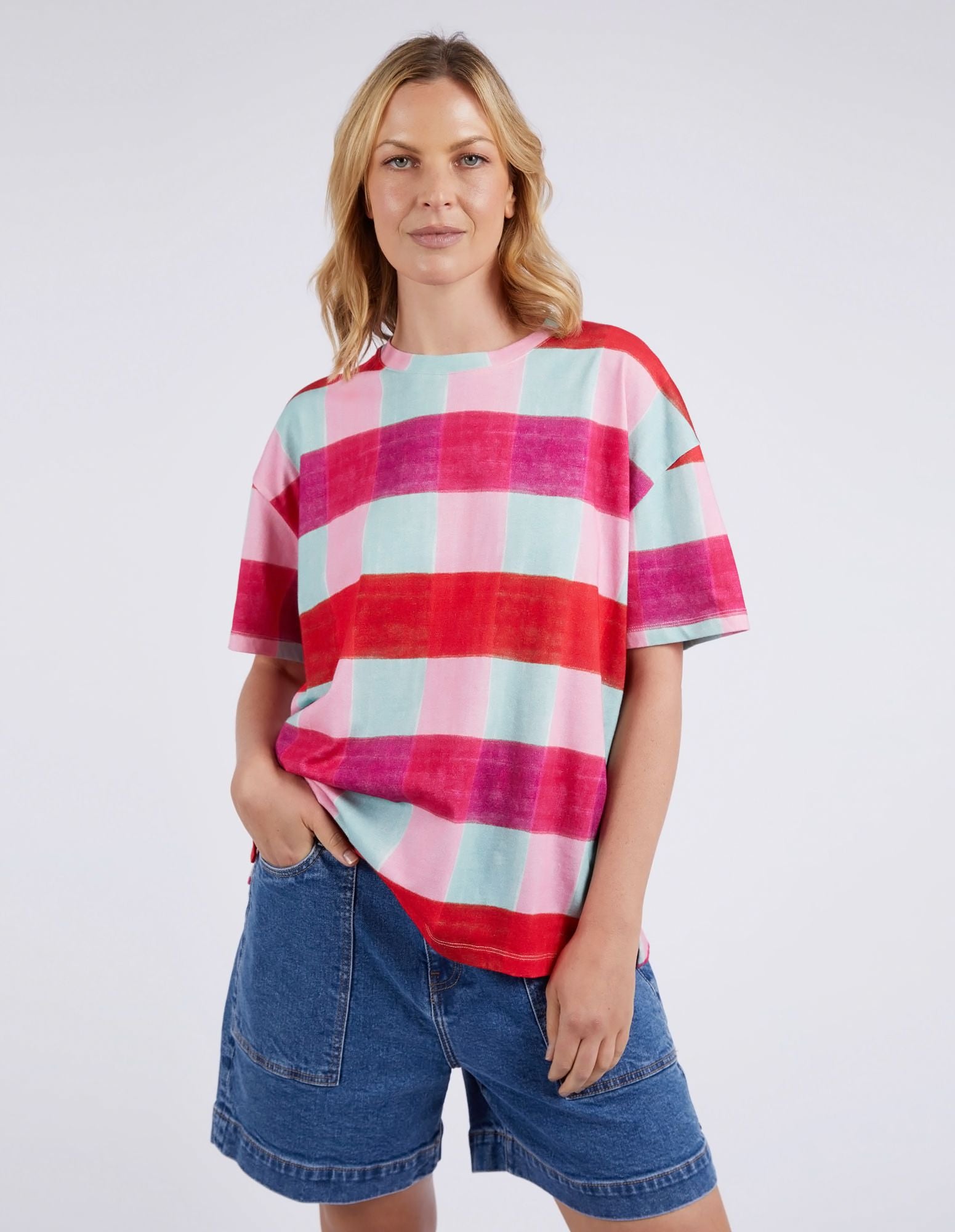 Elm Monaco Check Tee [COLOUR:Check SIZE:8]