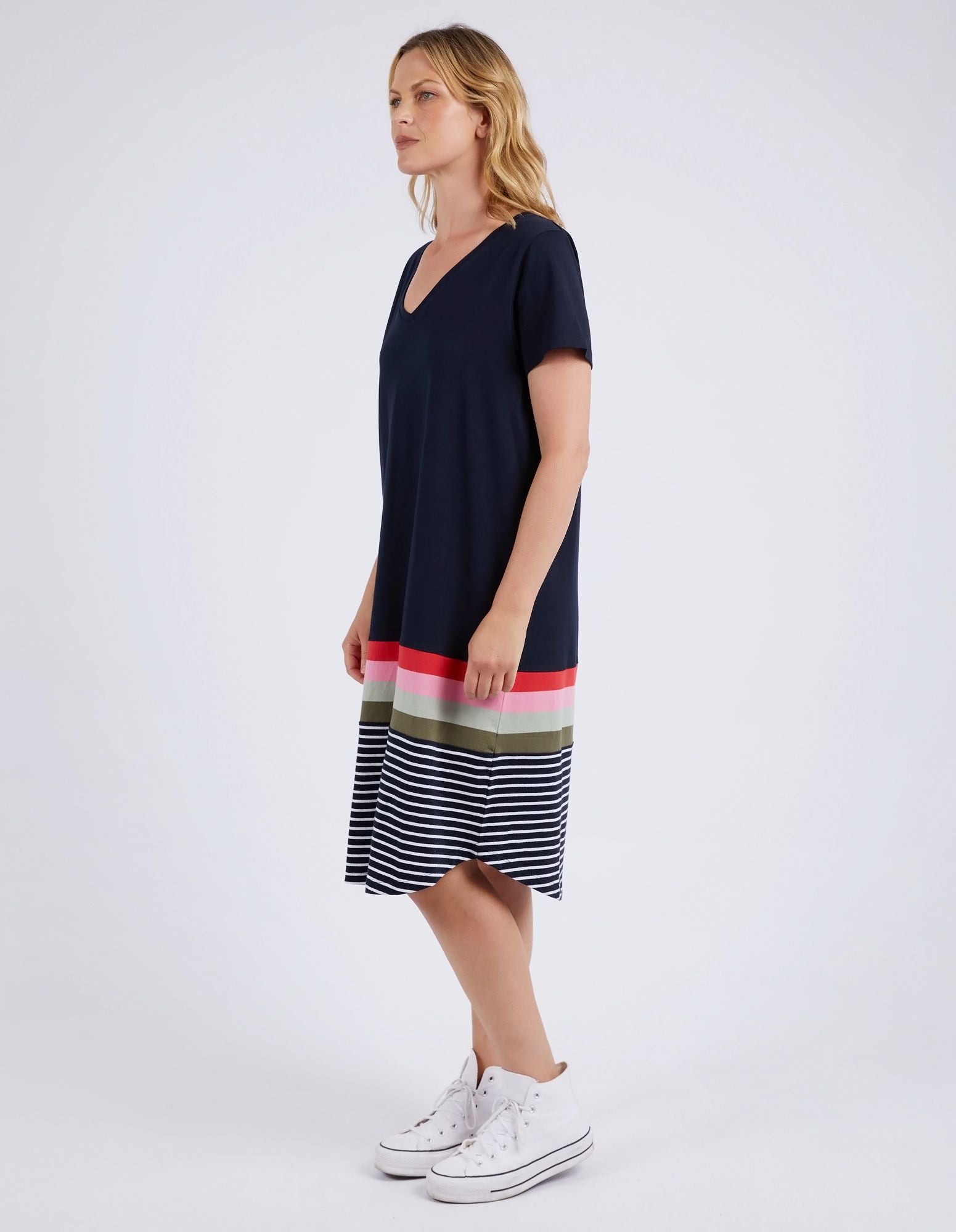 Elm Terra Tee Dress [COLOUR:Navy SIZE:10]