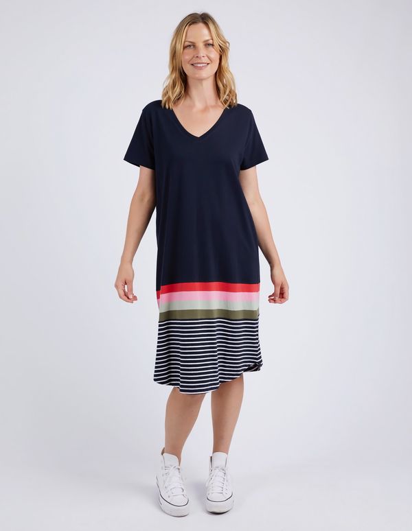 Elm Terra Tee Dress [COLOUR:Navy SIZE:10]