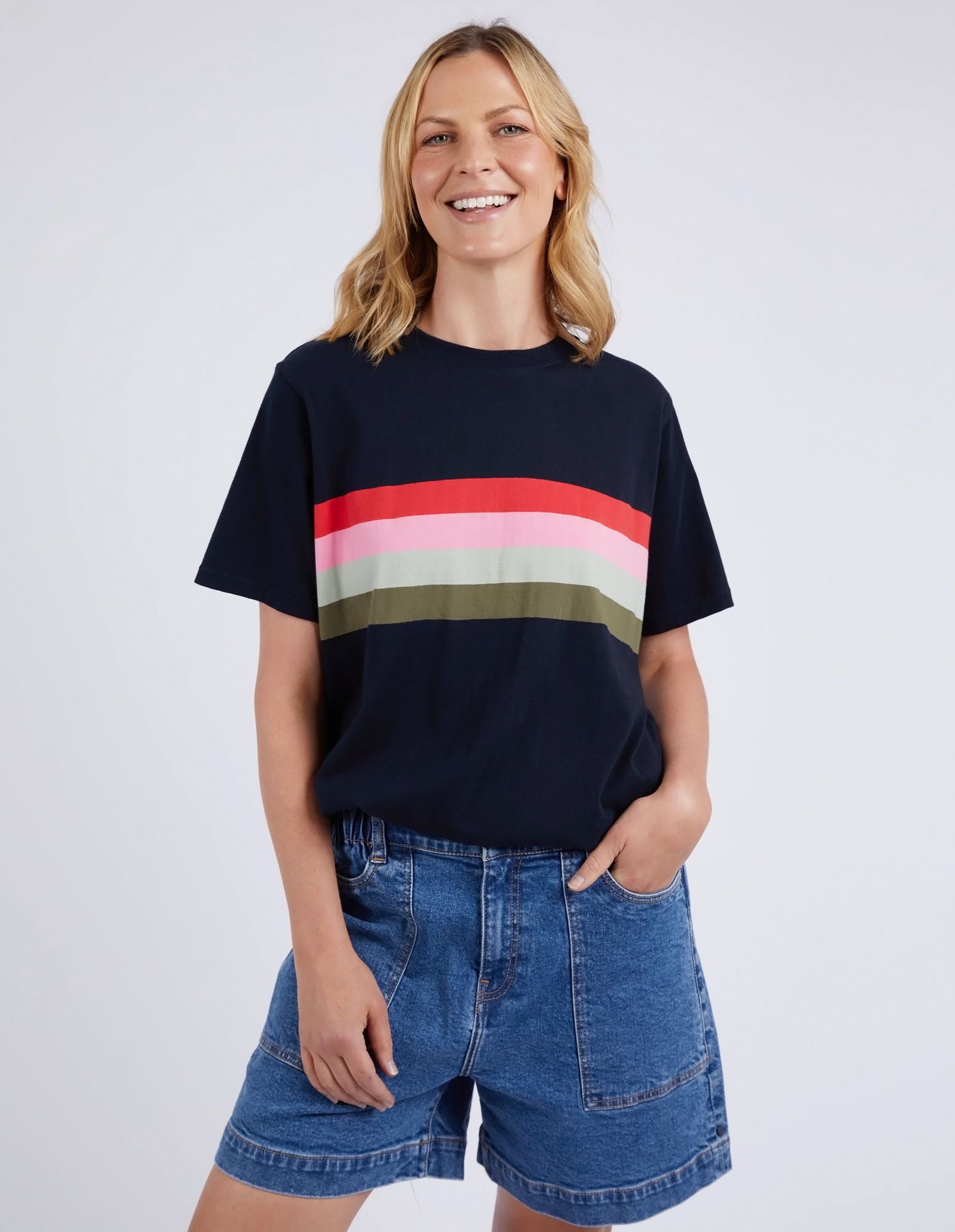 Elm Terra Tee [COLOUR:Navy SIZE:10]