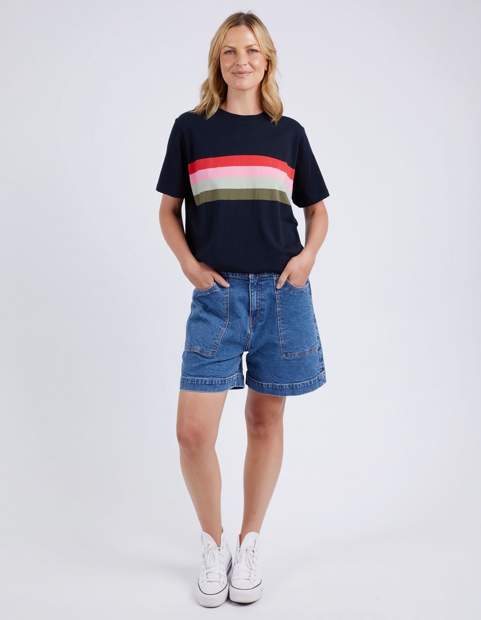 Elm Terra Tee [COLOUR:Navy SIZE:10]