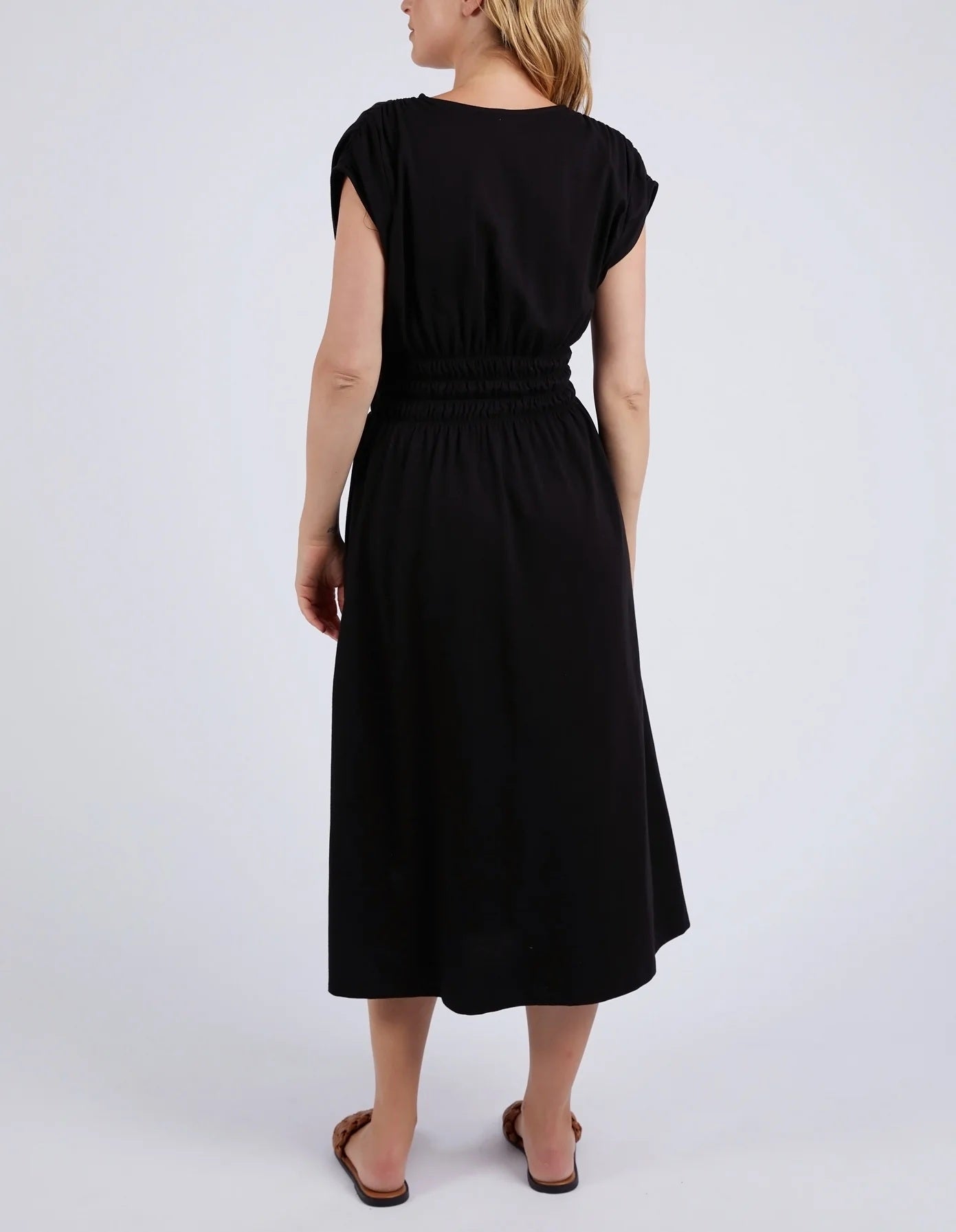 Elm Nelle Midi Dress [COLOUR:Black SIZE:8]