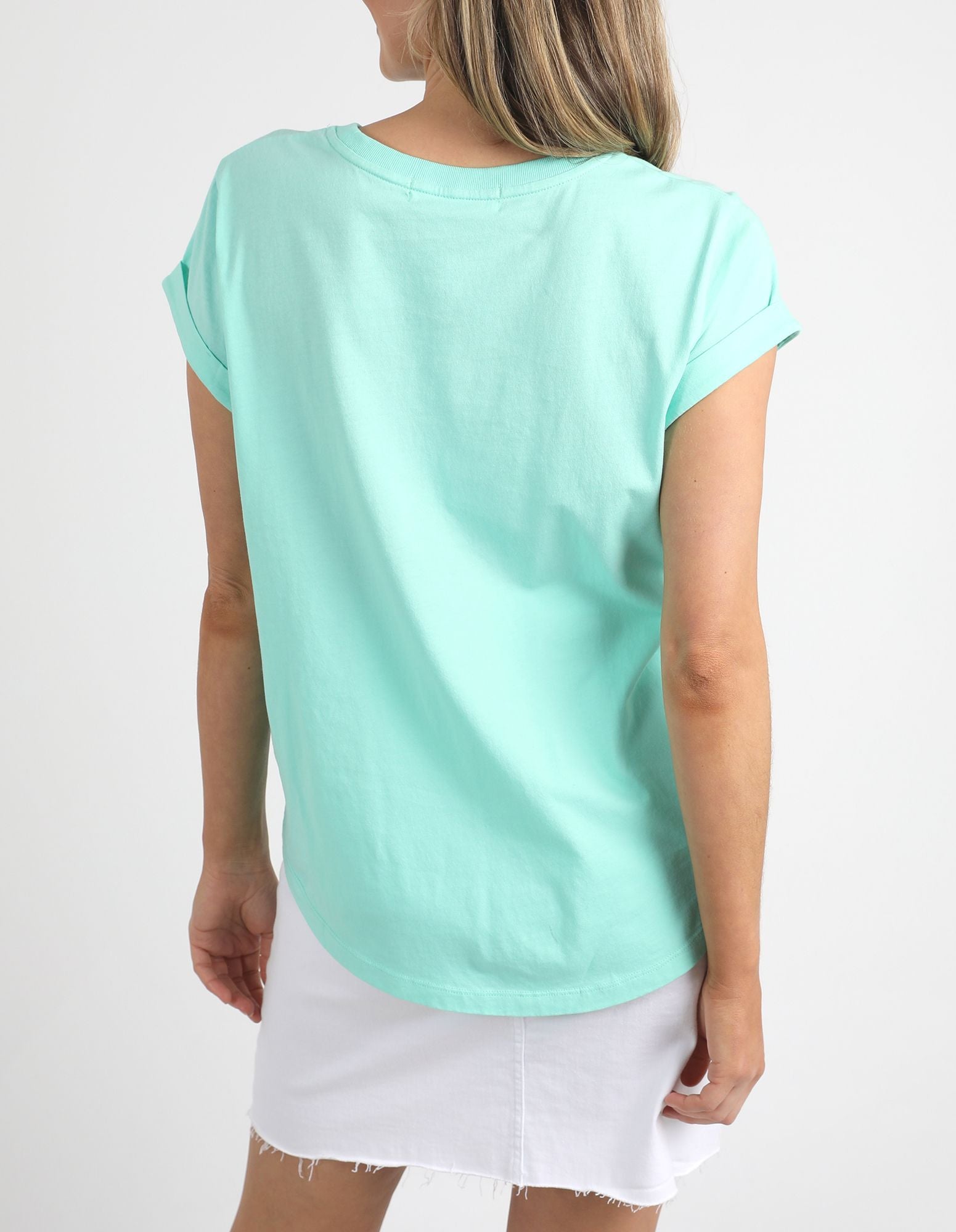 Foxwood Signature Tee [COLOUR:Neon Mint SIZE:8]