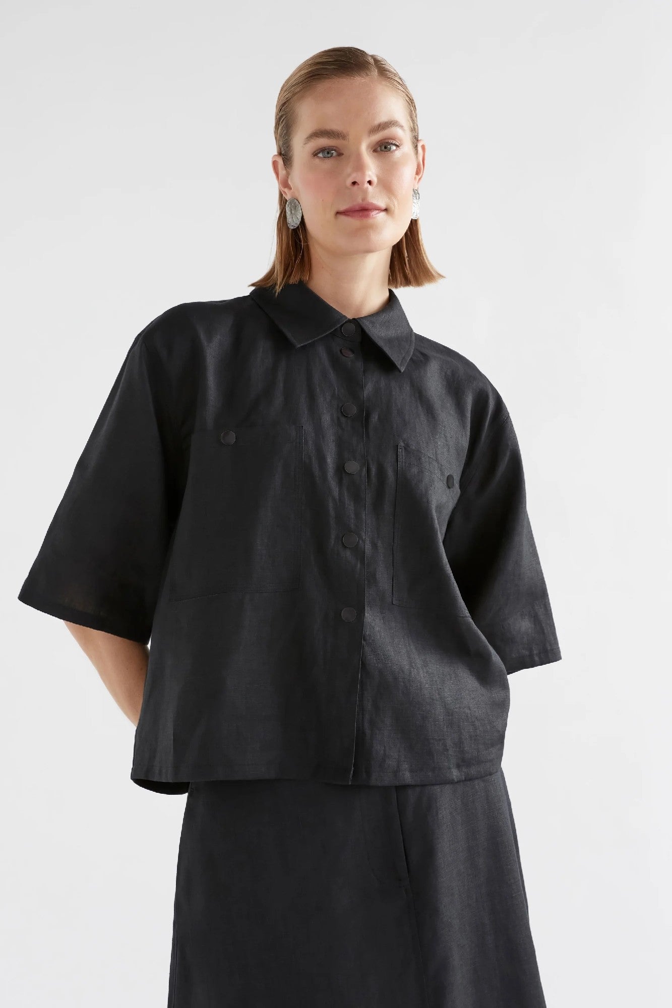 Elk Nayte Shirt [COLOUR:Black SIZE:10]