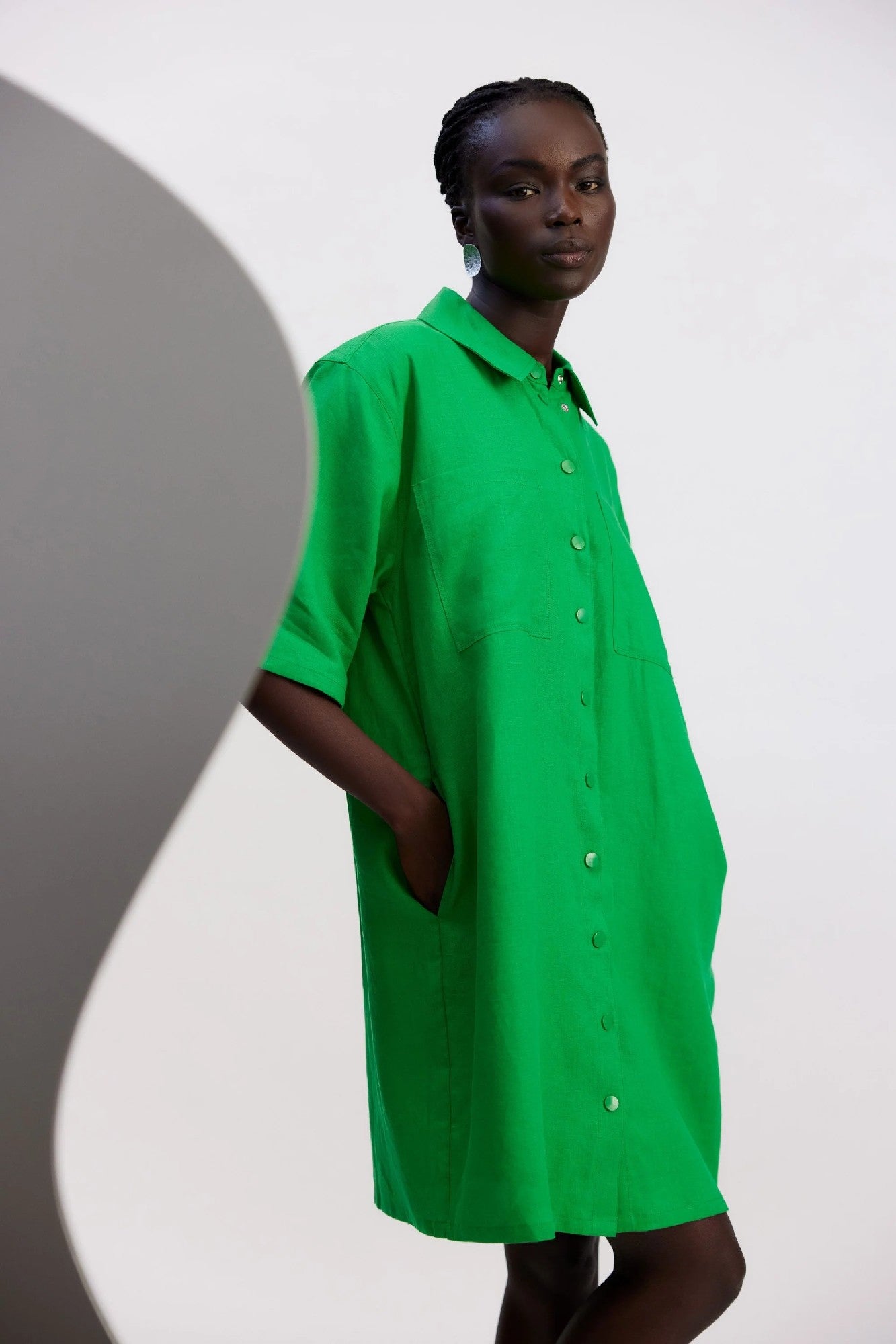 Elk Nayte Dress [COLOUR:Vine Green SIZE:12]