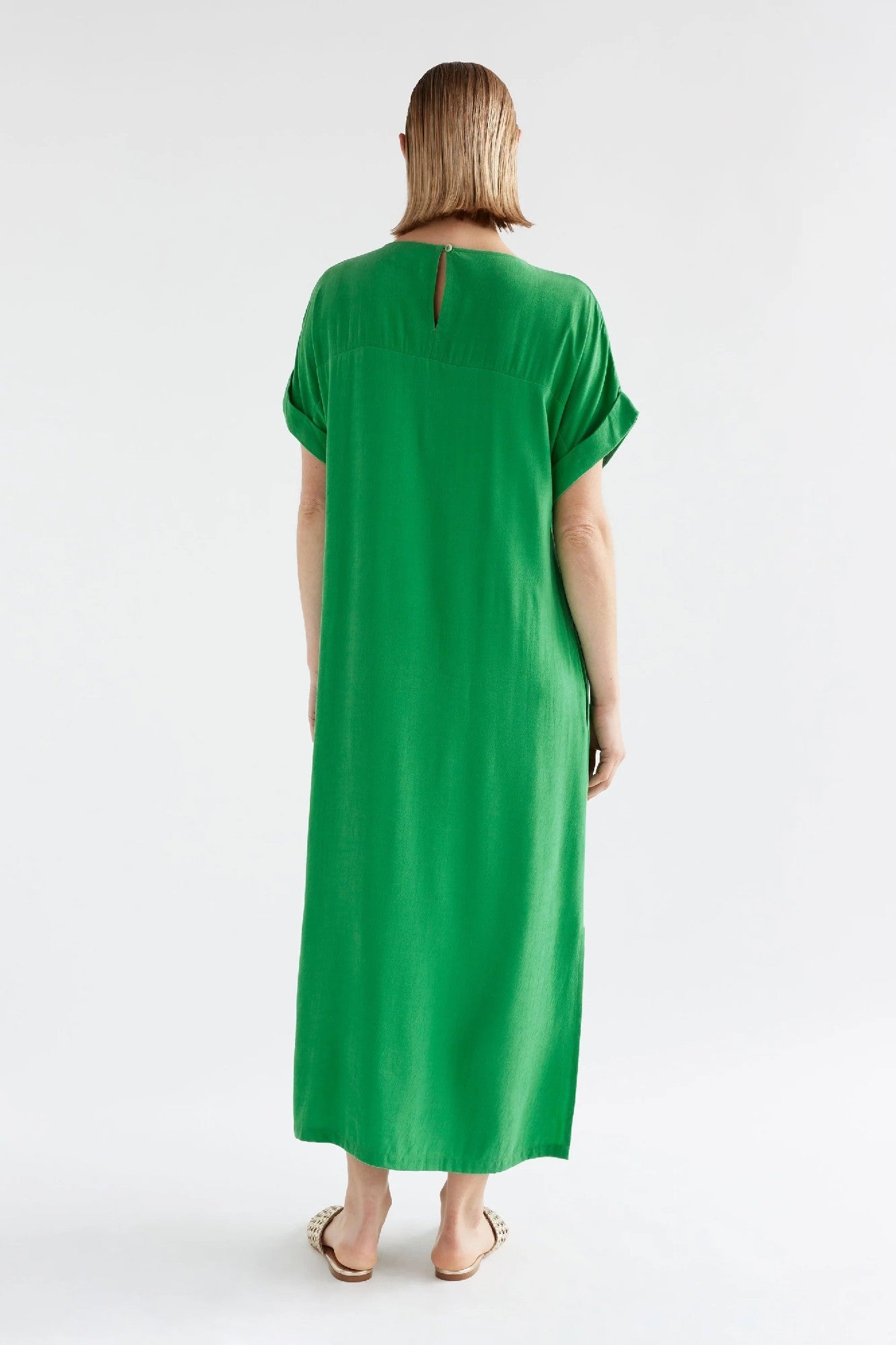 Elk Olyck Midi Dress [COLOUR:Vine Green SIZE:10]