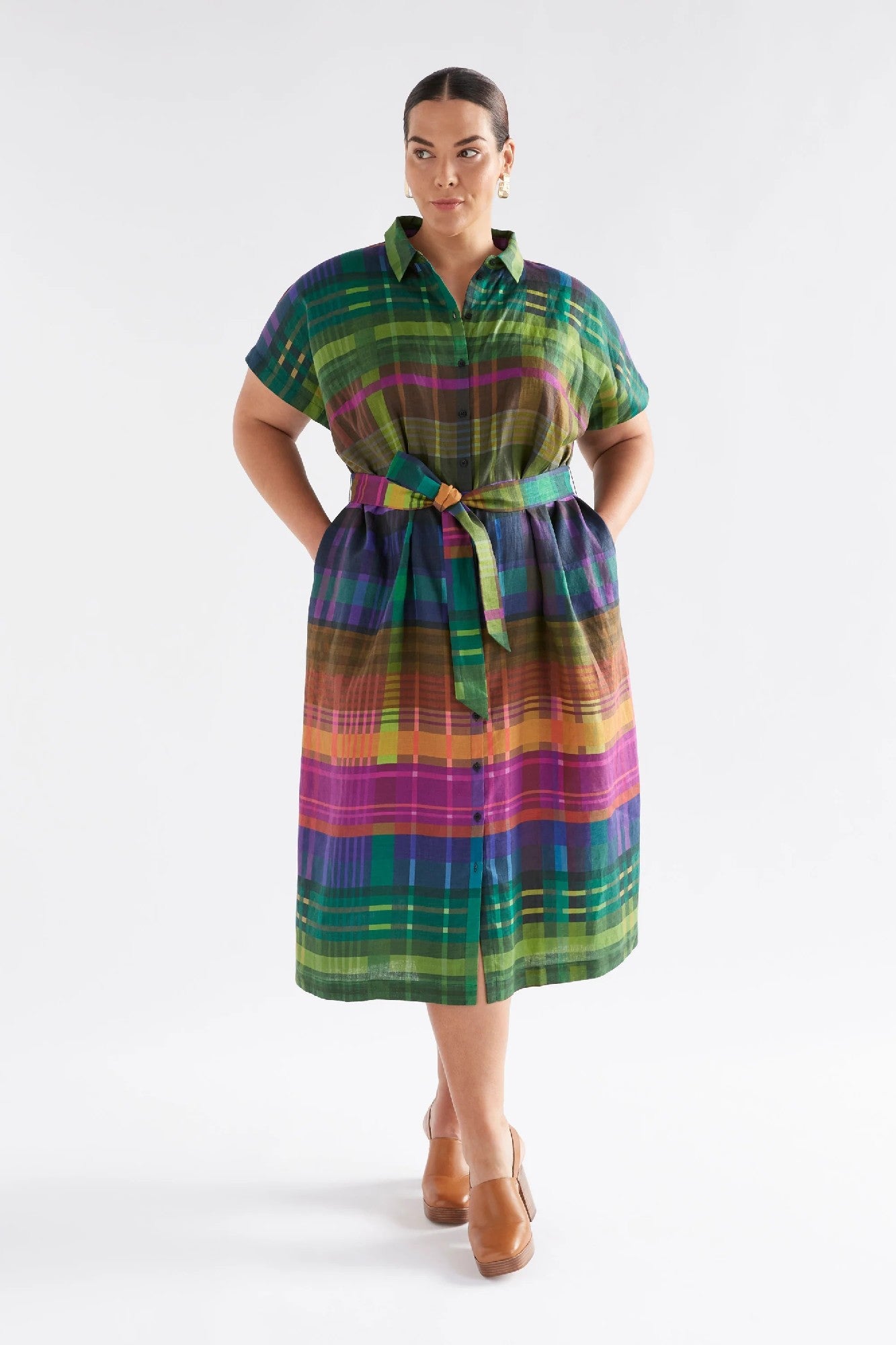 Elk Tilko Shirt Dress [COLOUR:Elodi Print  SIZE:12]