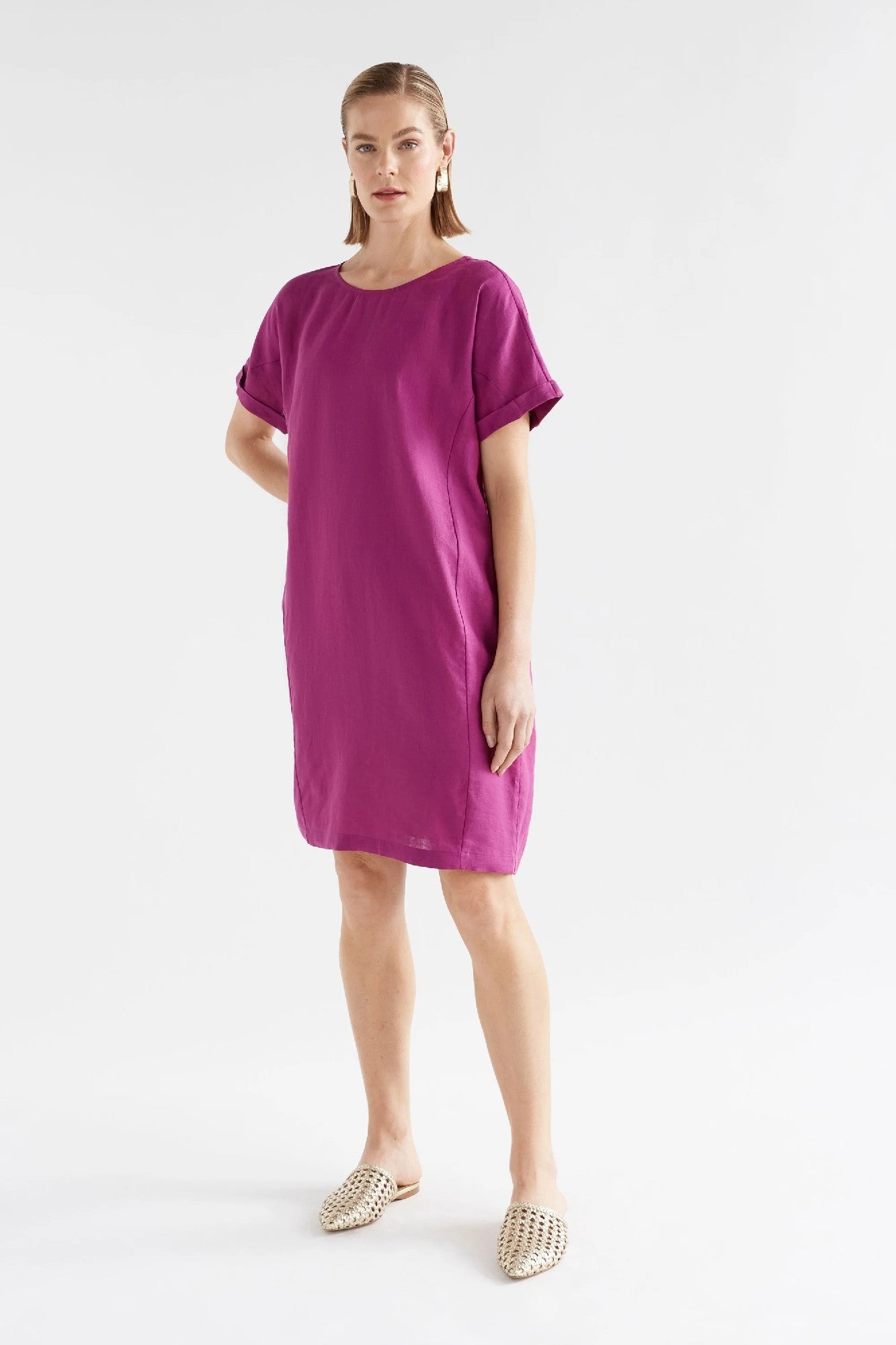 Elk Olsson Dress [COLOUR:Mulberry SIZE:12]