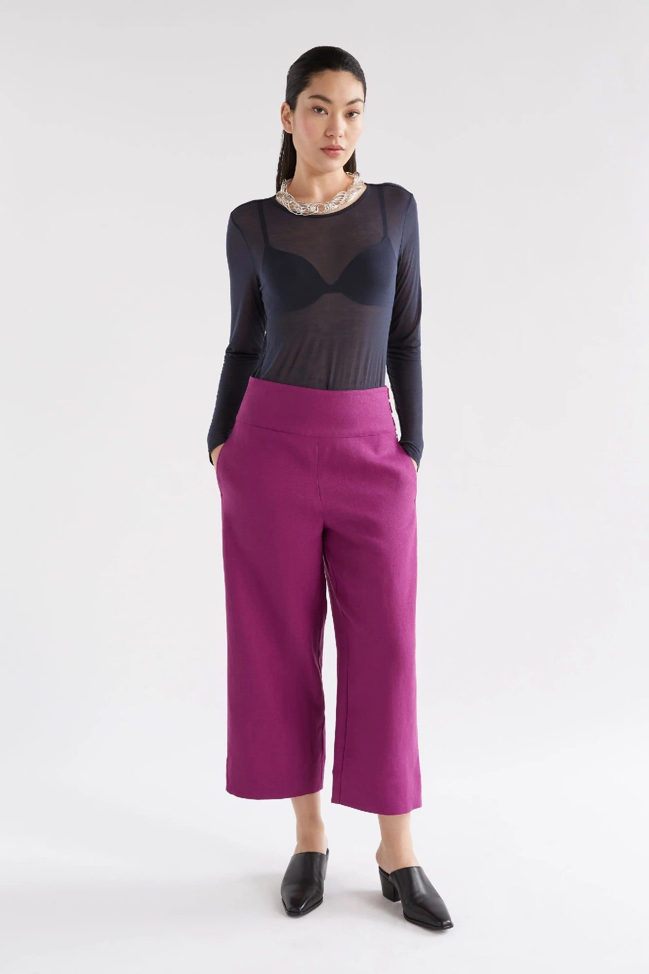 Elk Olsson Pant [COLOUR:Mulberry SIZE:14]