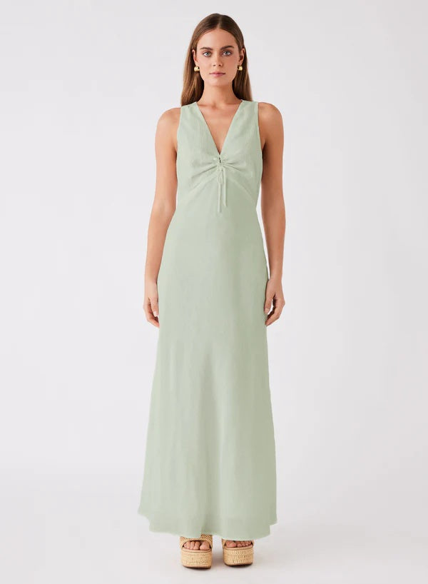 Esmaee Island Dress [COLOUR:Sage SIZE:XS]