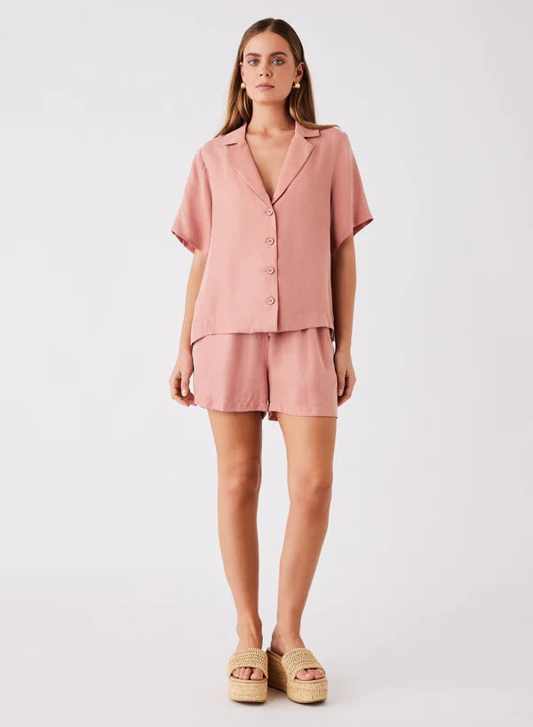 Esmaee Sundown Shirt [COLOUR:Rosewater SIZE:XS]