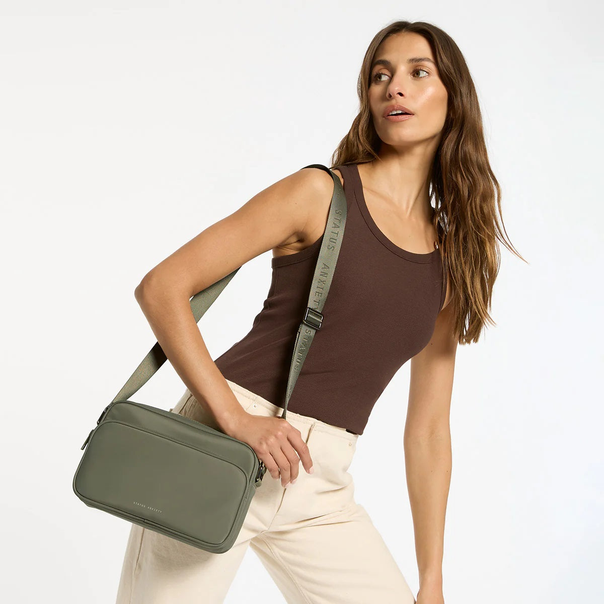 Status Anxiety Rani Recycled Bag [COLOUR:Olive]