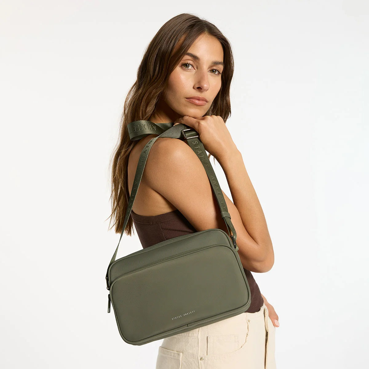 Status Anxiety Rani Recycled Bag [COLOUR:Olive]