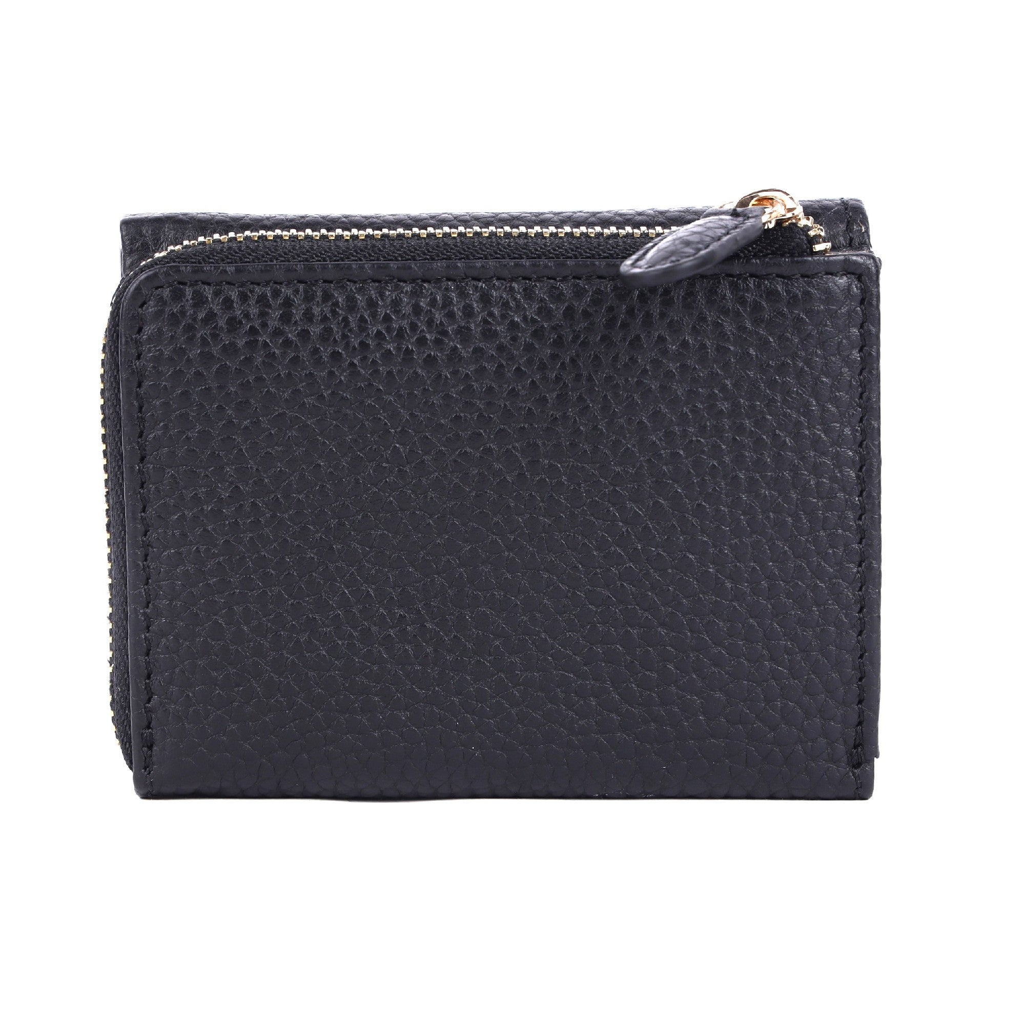 ORAN LEATHER GRETA  WALLET [COLOUR:Black]