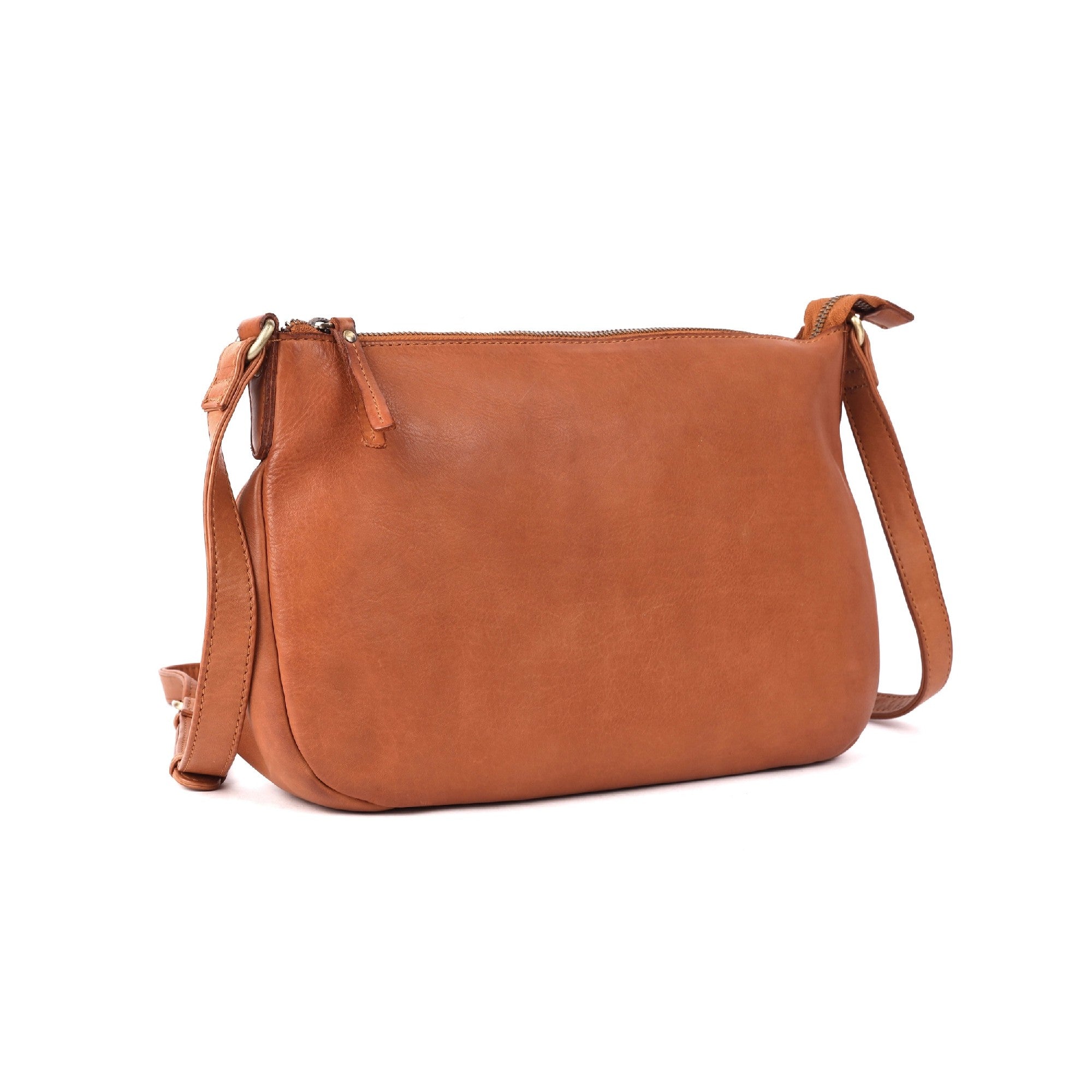 Oran Leather Freemantle Handbag [COLOUR:Tan]