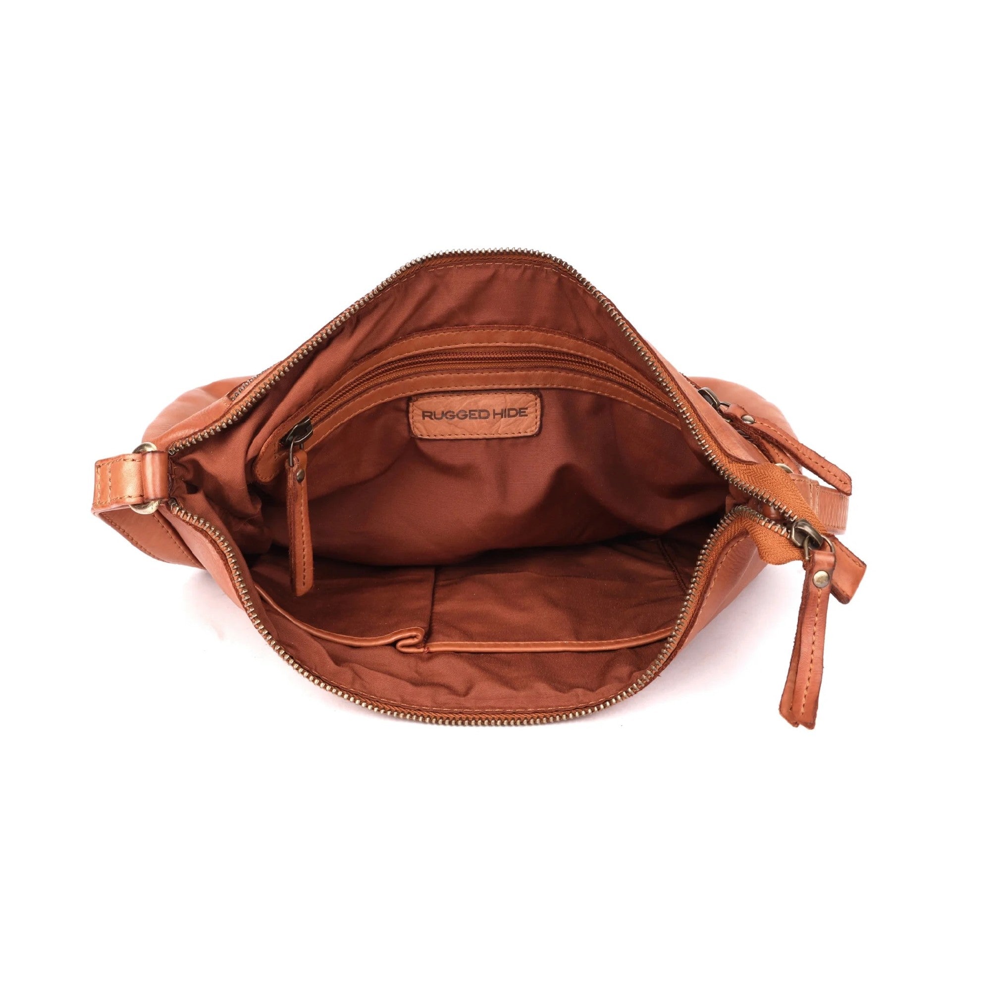 Oran Leather Freemantle Handbag [COLOUR:Tan]