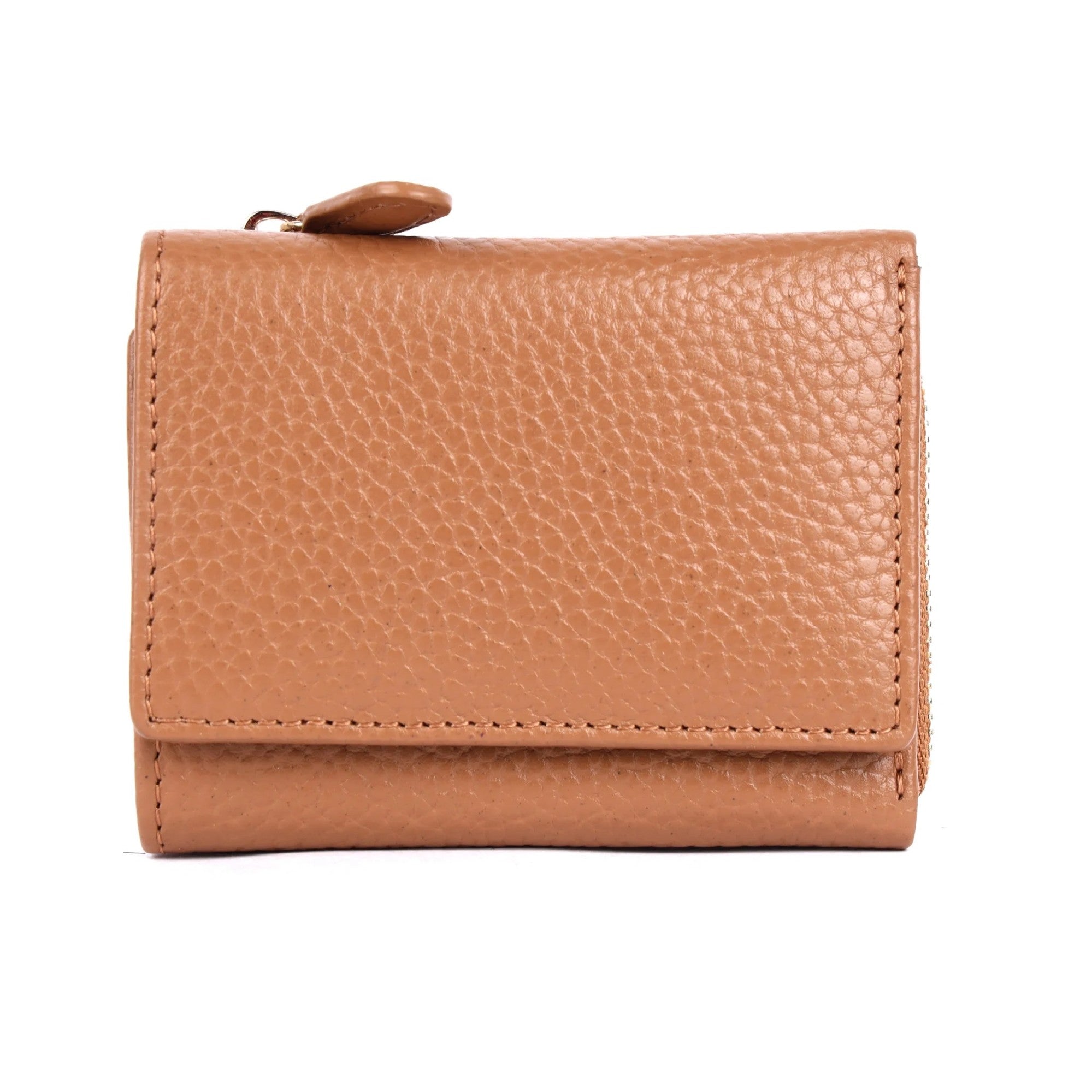 Oran Leather Greta Wallet [COLOUR:Camel]