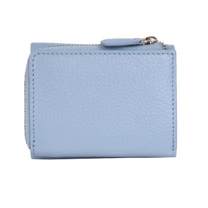 Oran Leather Greta Wallet [COLOUR:Powder blue]