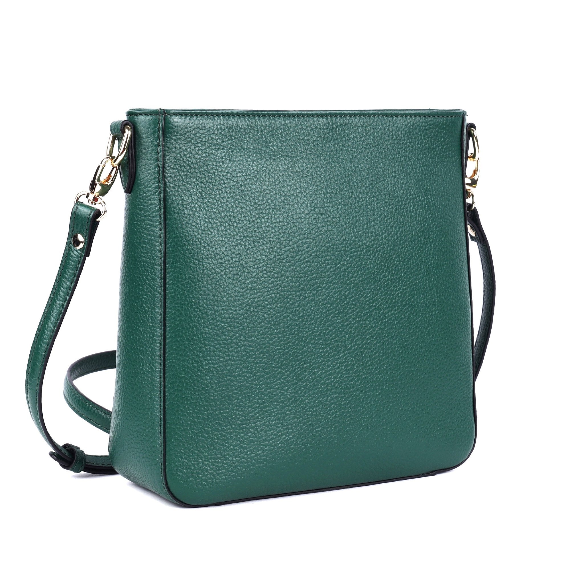 Oran Leather Darwin Crossbody Bag [COLOUR:Green]