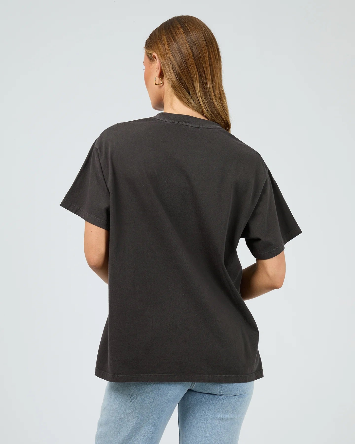 All About Eve Wanderlust Oversized Tee [COLOUR:wash black SIZE:12]