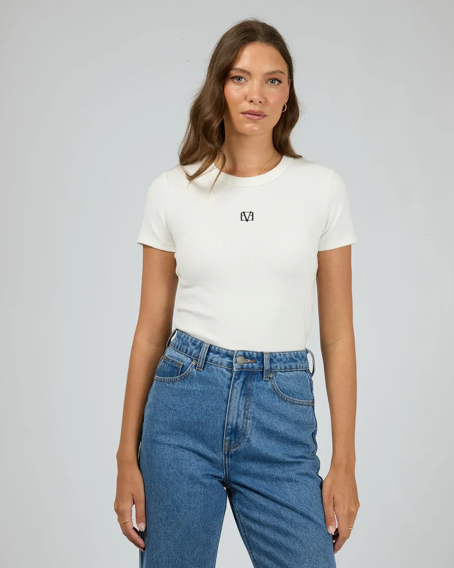 All About Eve Eve Icon Regular Tee [COLOUR:White SIZE:6]