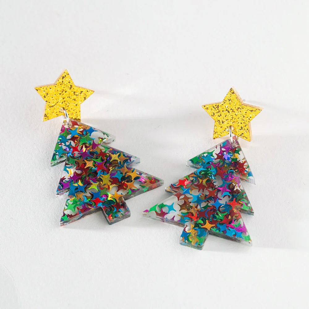 Greenwood christmas Earring [COLOUR:Multi]