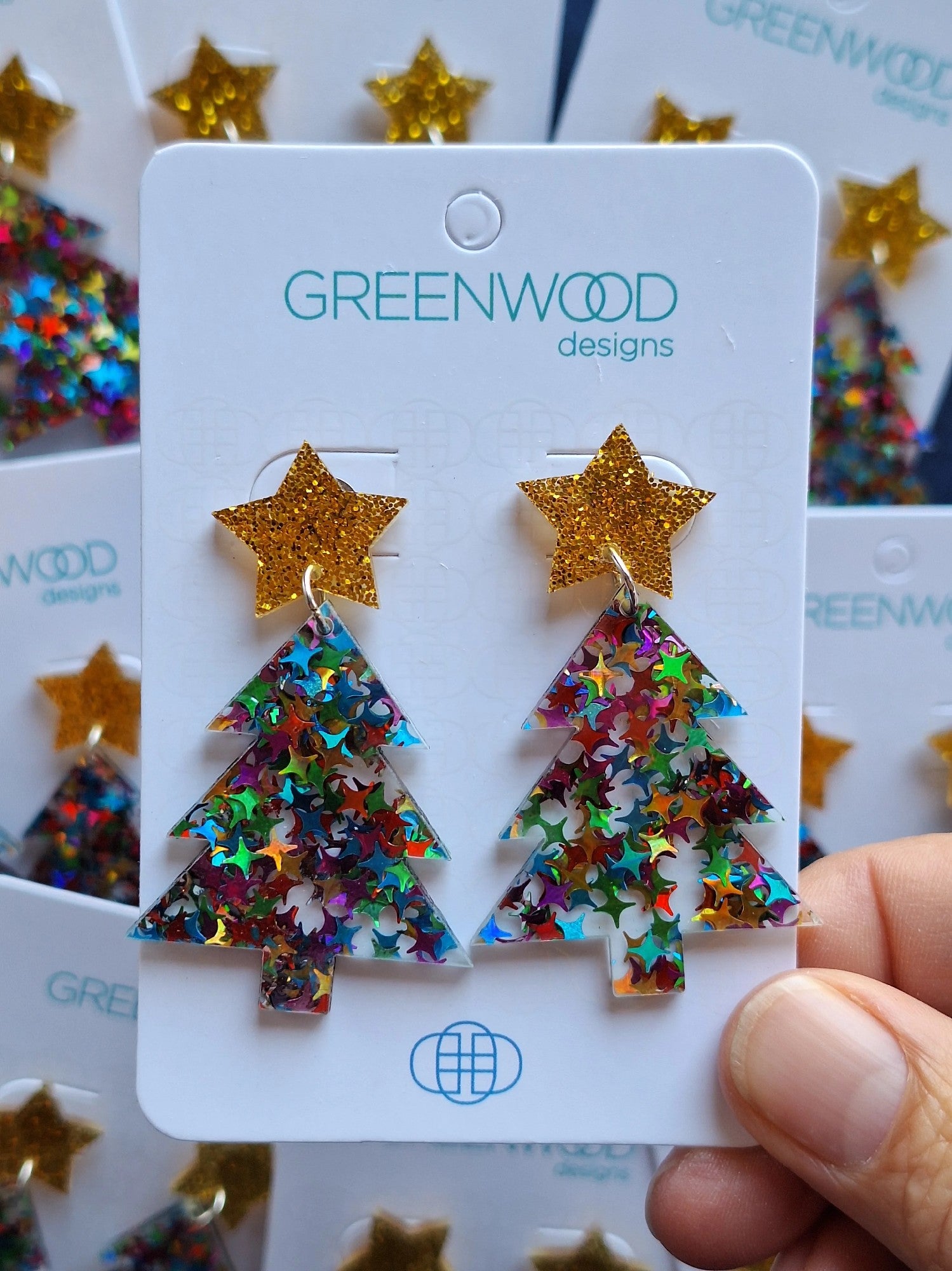 Greenwood christmas Earring [COLOUR:Multi]