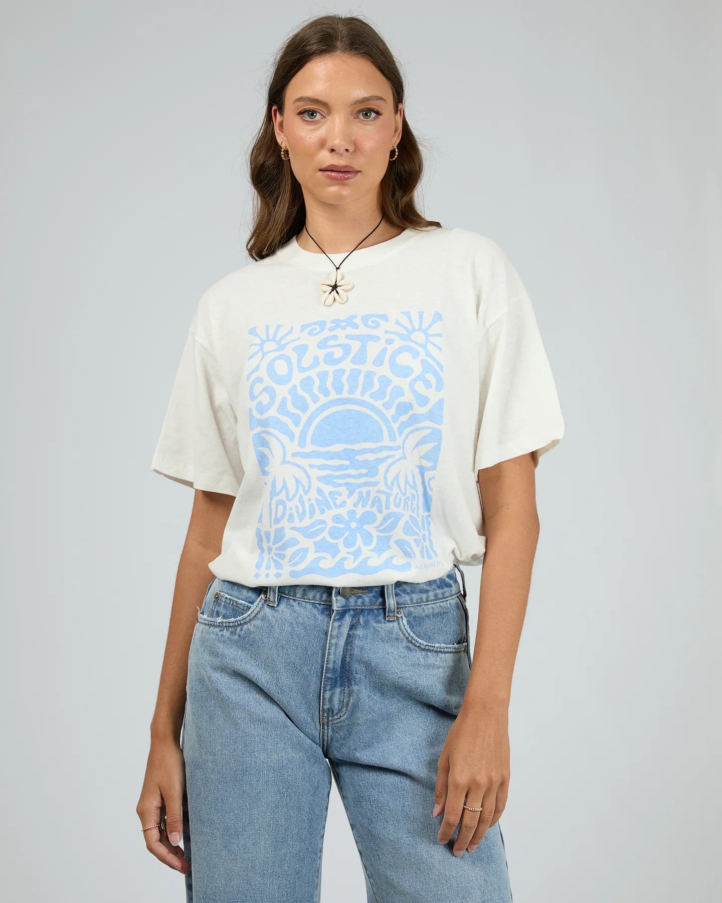 All About Eve Summer Solstice Tee [COLOUR:Vintage /white SIZE:8]