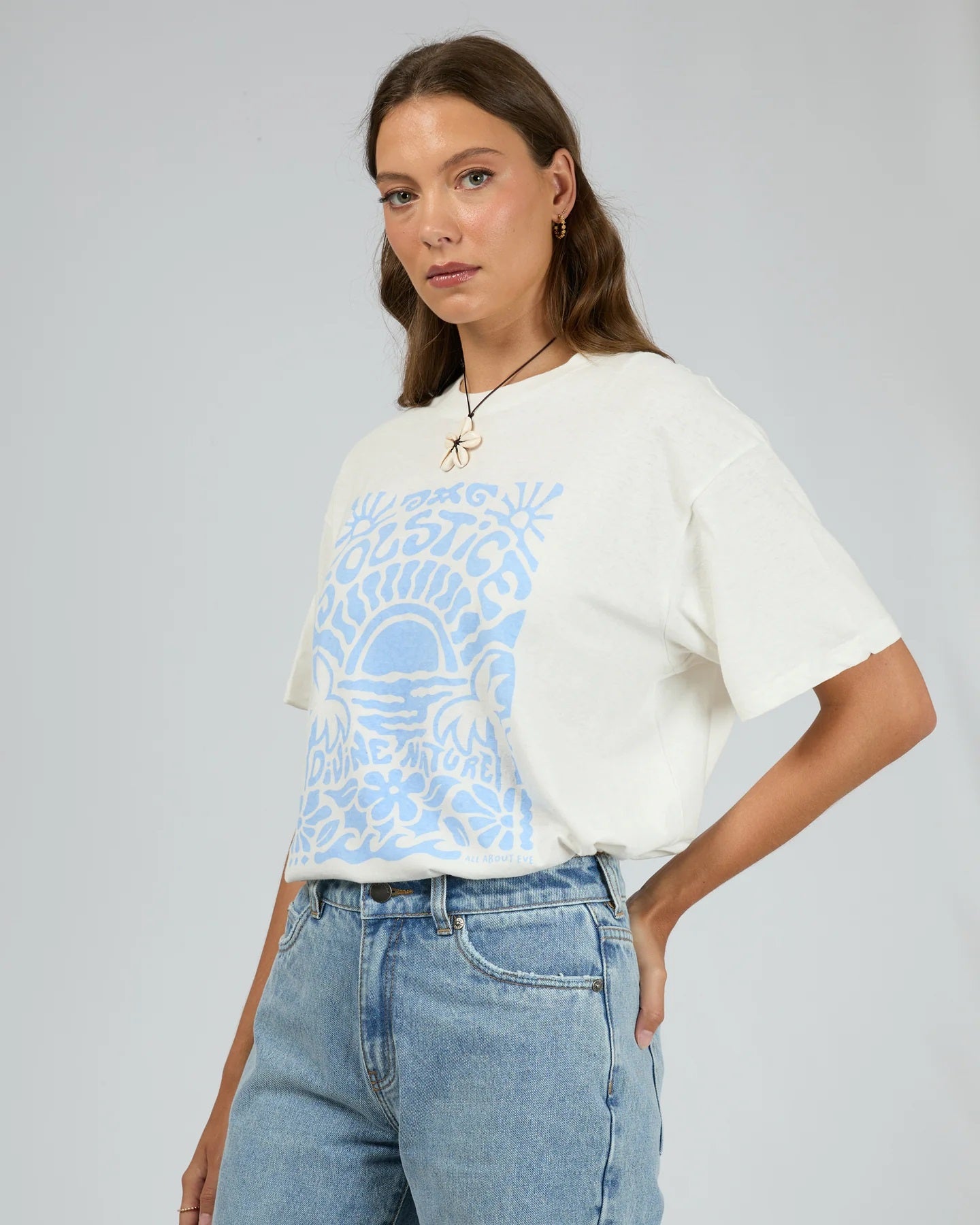 All About Eve Summer Solstice Tee [COLOUR:Vintage /white SIZE:8]