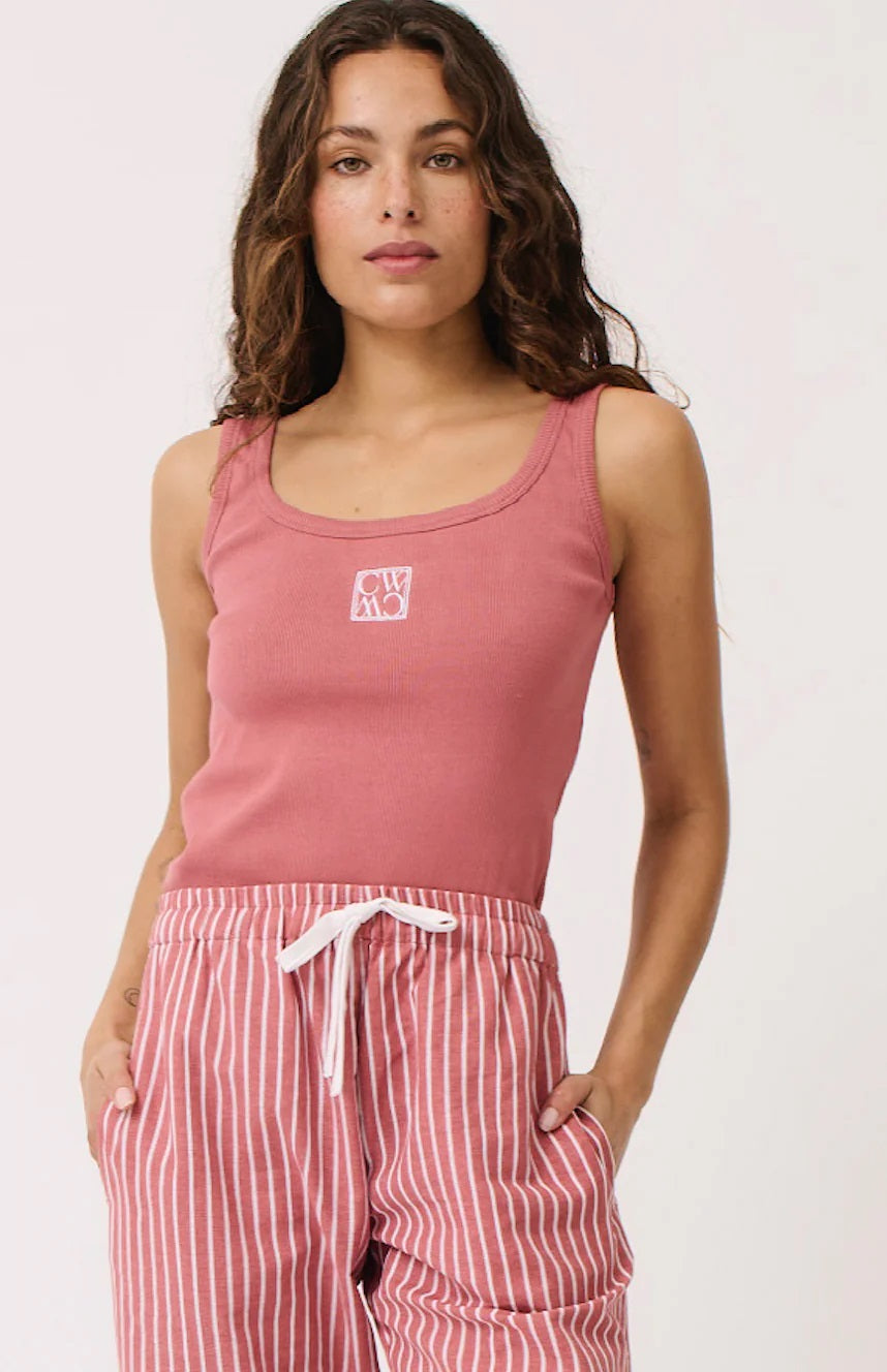 Cartel & Willow Tarrah Tank [COLOUR:Dusty rose SIZE:XS]