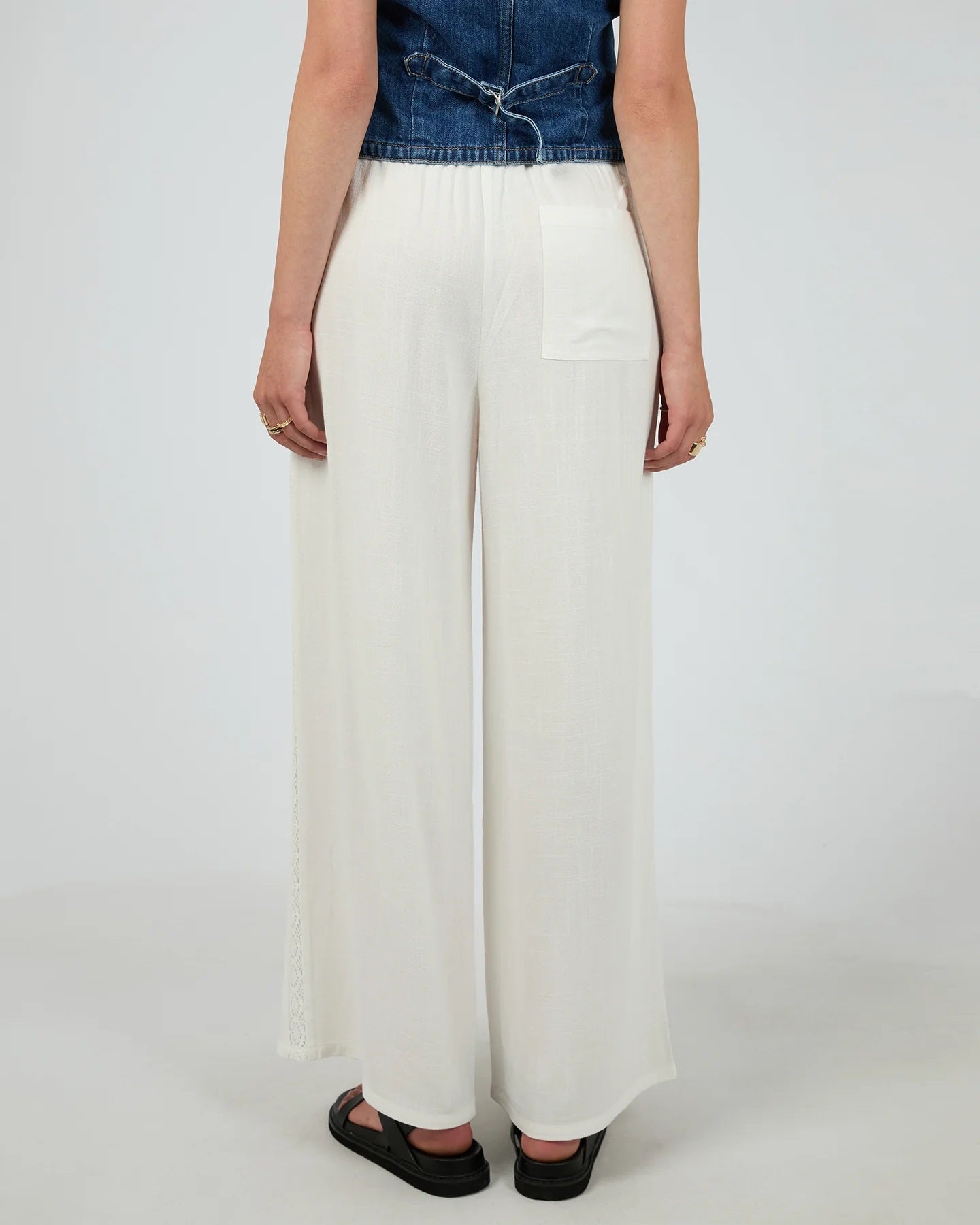 All About Eve Toledo Pant [COLOUR:Vintage white  SIZE:6]